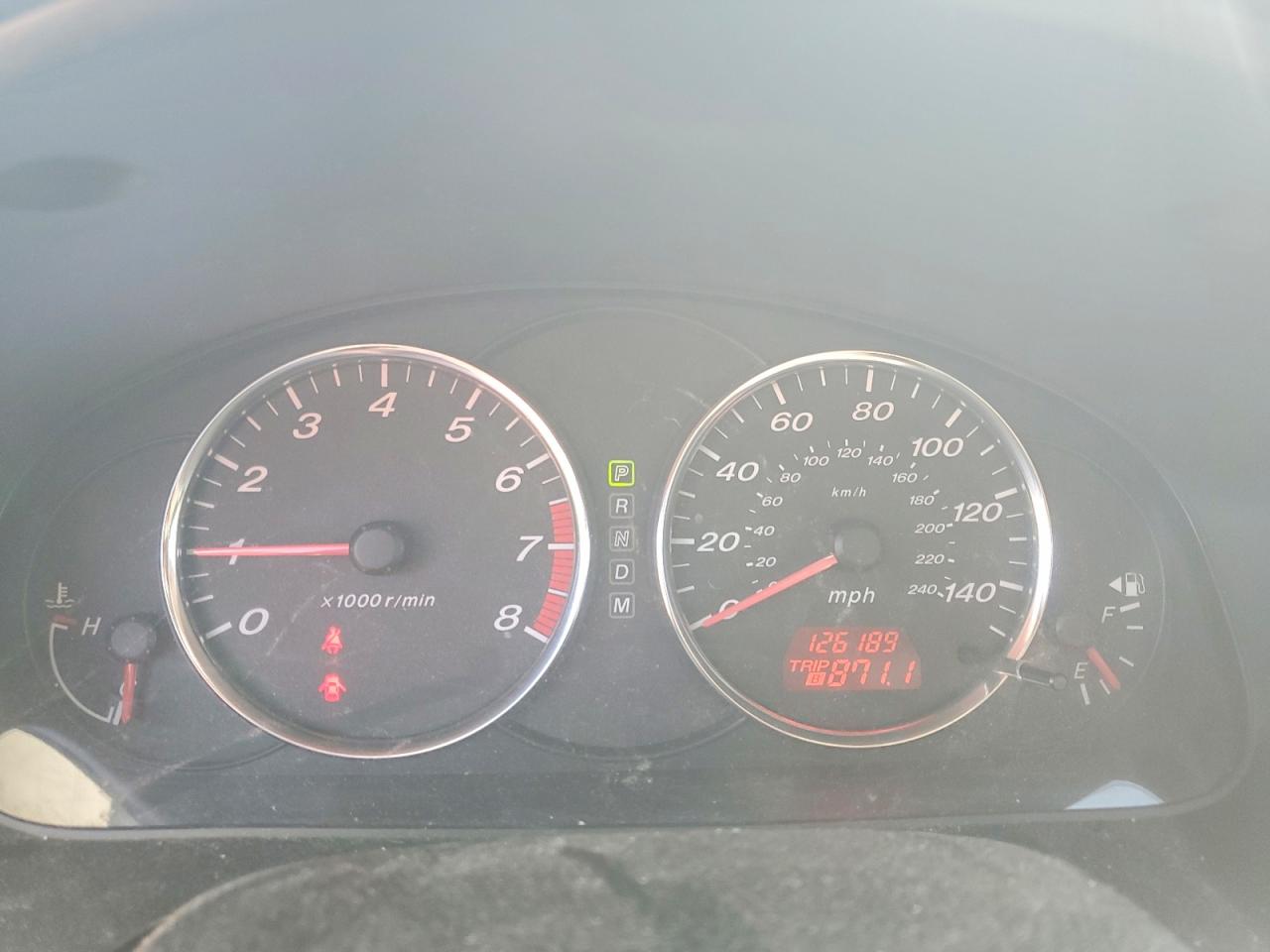 2005 Mazda 6 I Red vin: 1YVHP84C355M26156
