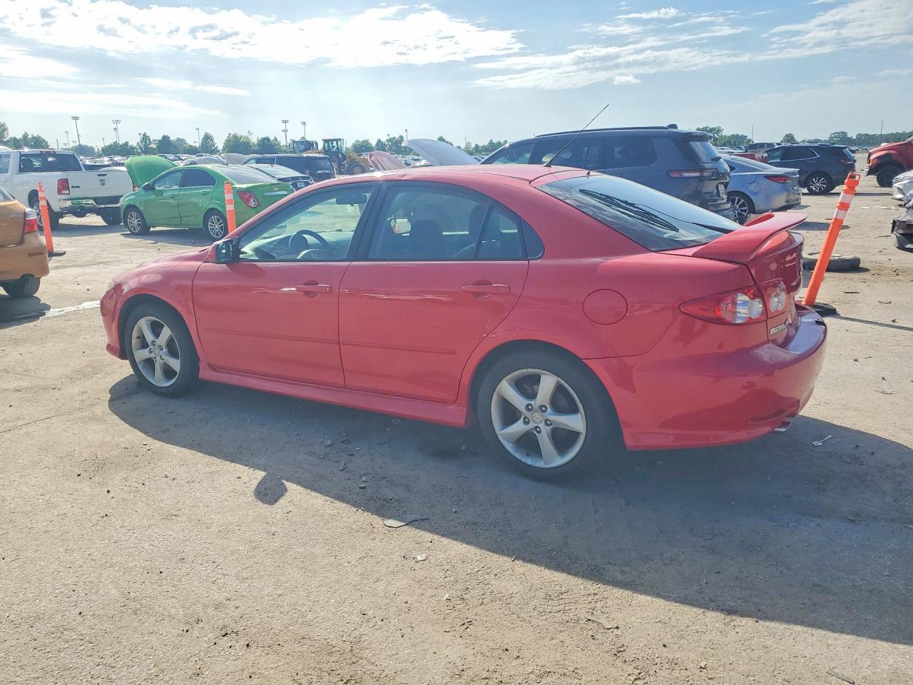 2005 Mazda 6 I Red vin: 1YVHP84C355M26156