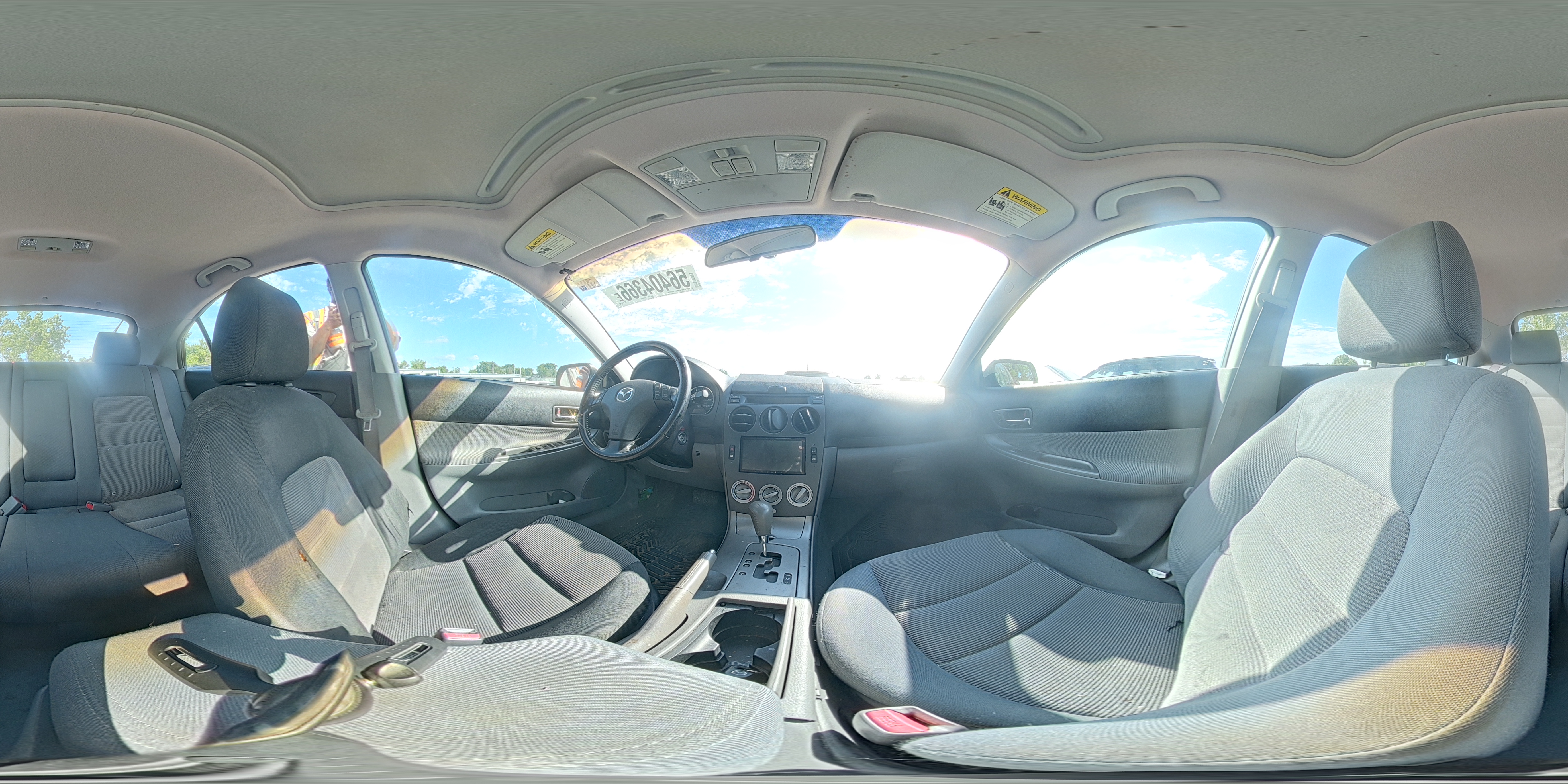 2005 Mazda 6 I Red vin: 1YVHP84C355M26156