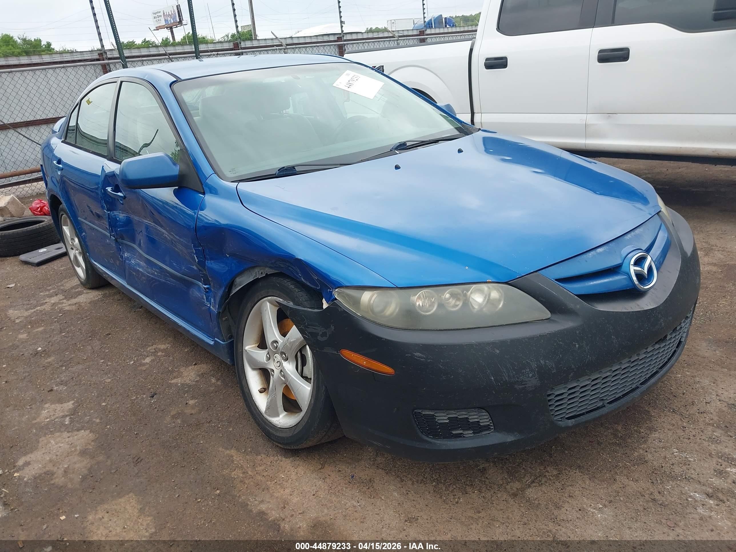 2008 Mazda Mazda6 I Sport Ve Blue vin: 1YVHP84C485M24212