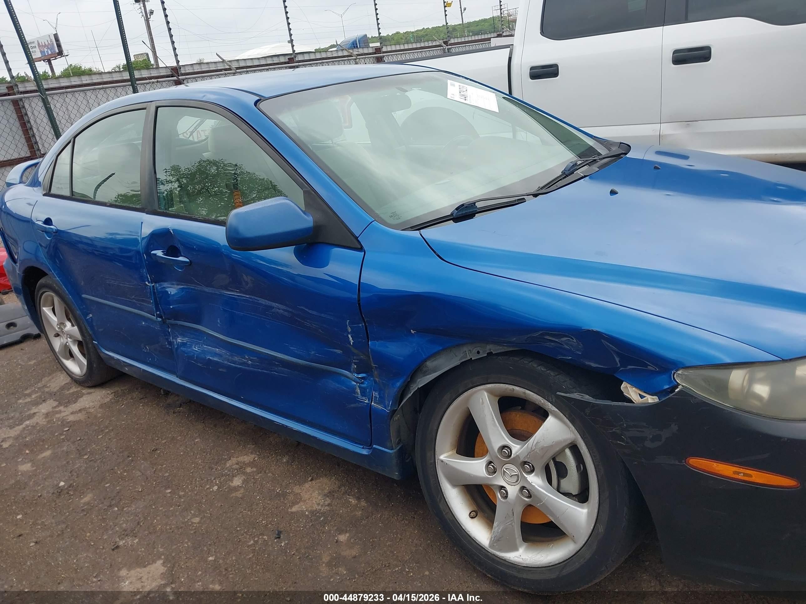 2008 Mazda Mazda6 I Sport Ve Blue vin: 1YVHP84C485M24212
