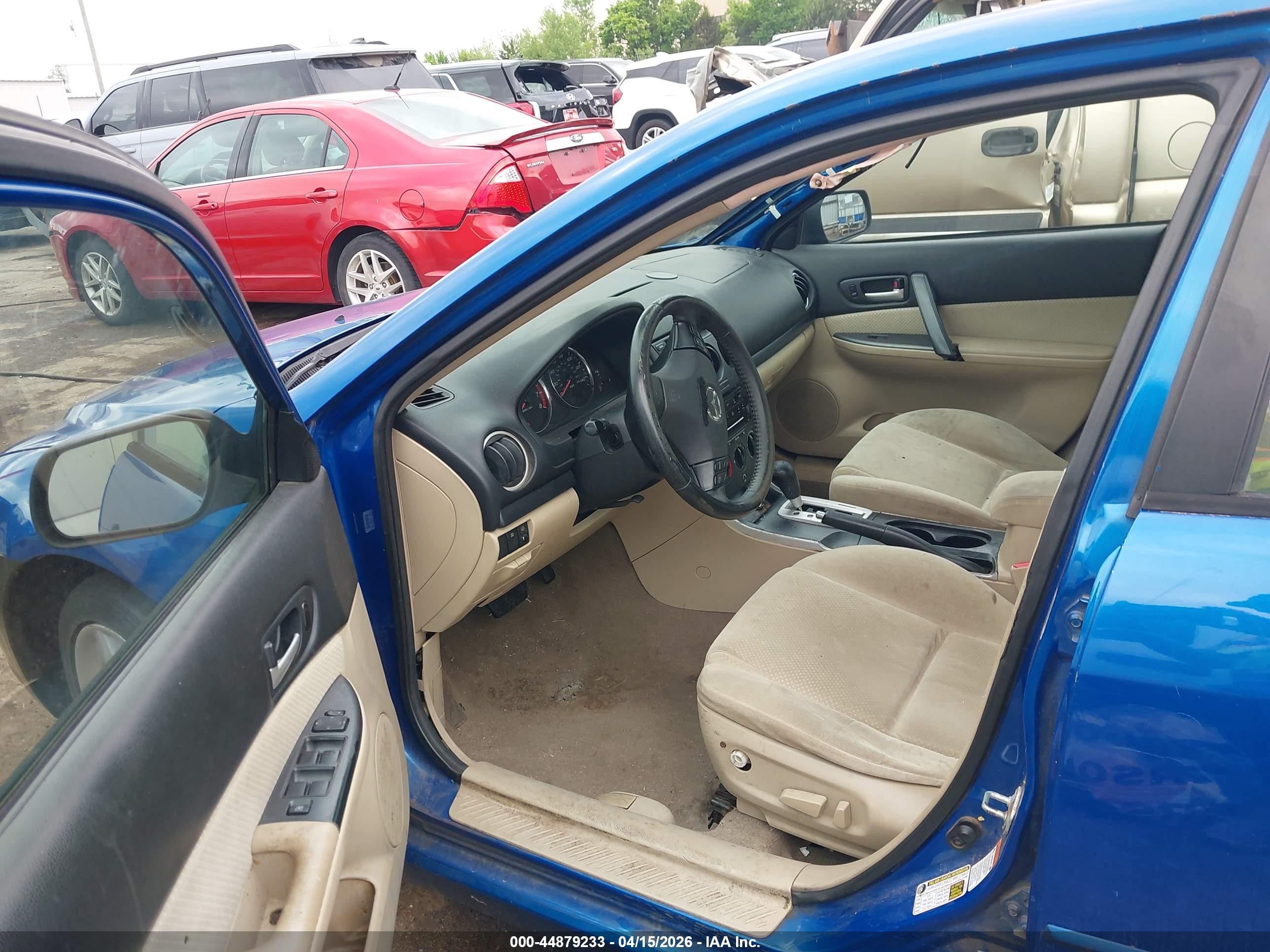 2008 Mazda Mazda6 I Sport Ve Blue vin: 1YVHP84C485M24212