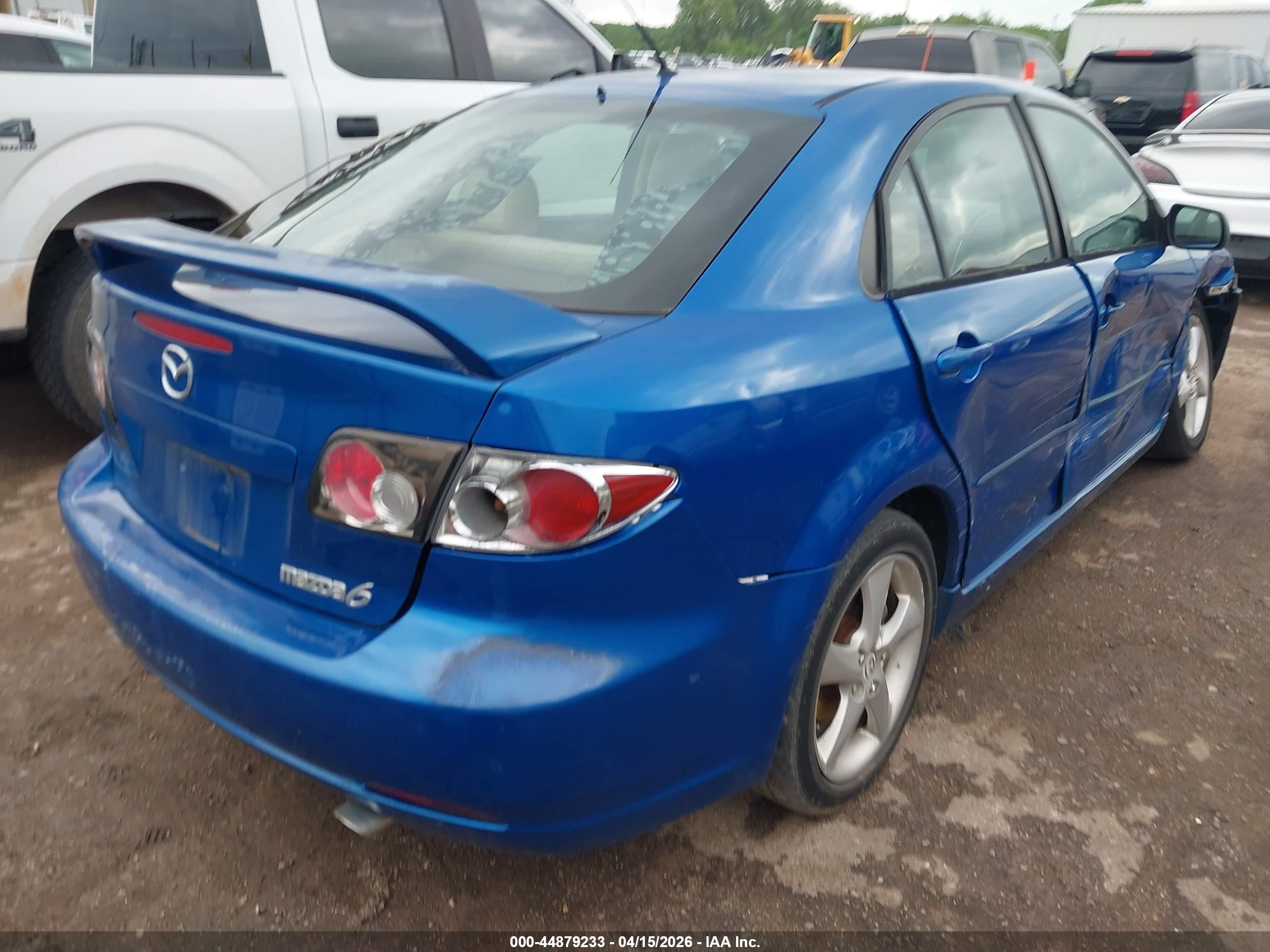 2008 Mazda Mazda6 I Sport Ve Blue vin: 1YVHP84C485M24212
