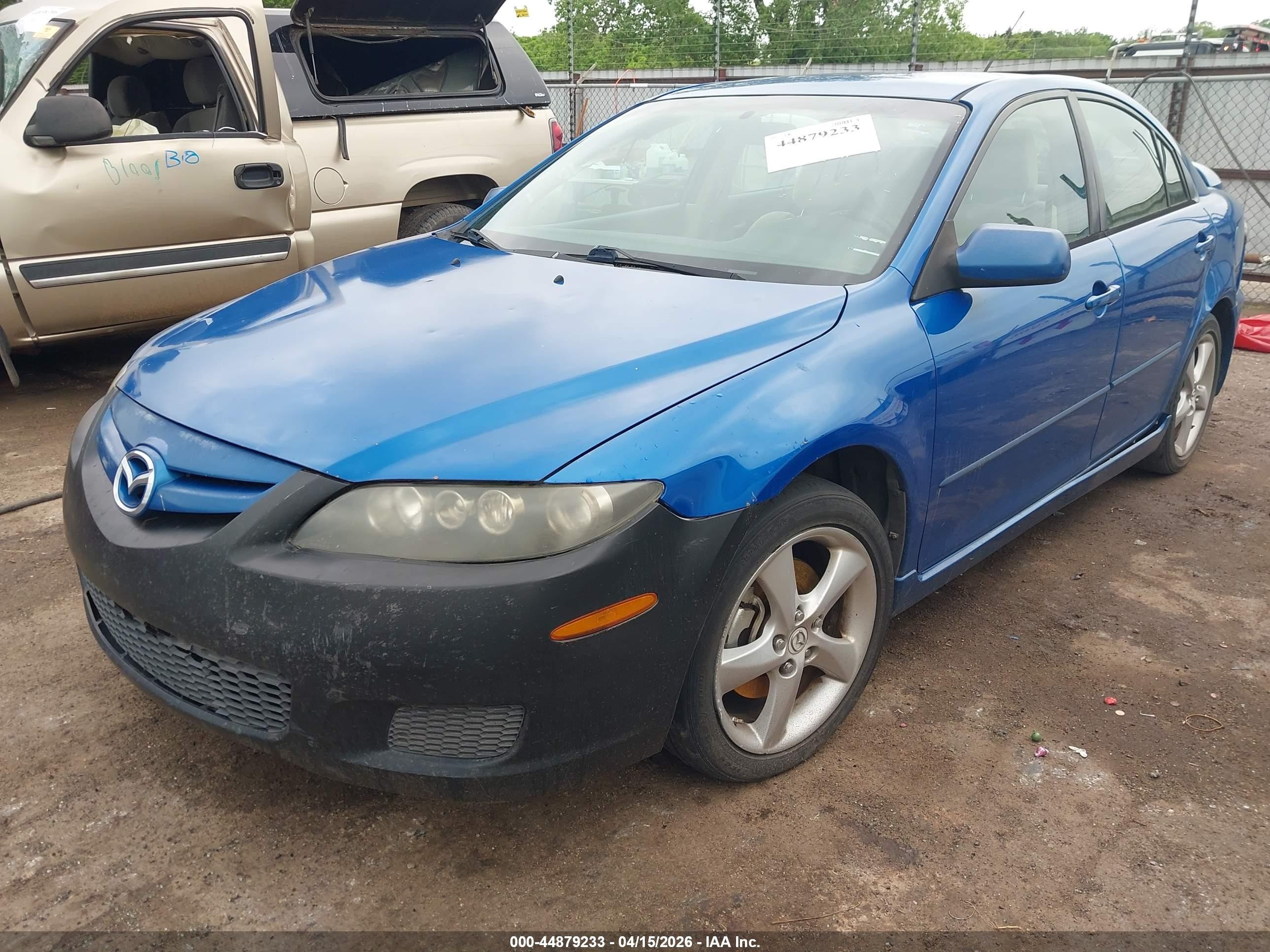 2008 Mazda Mazda6 I Sport Ve Blue vin: 1YVHP84C485M24212