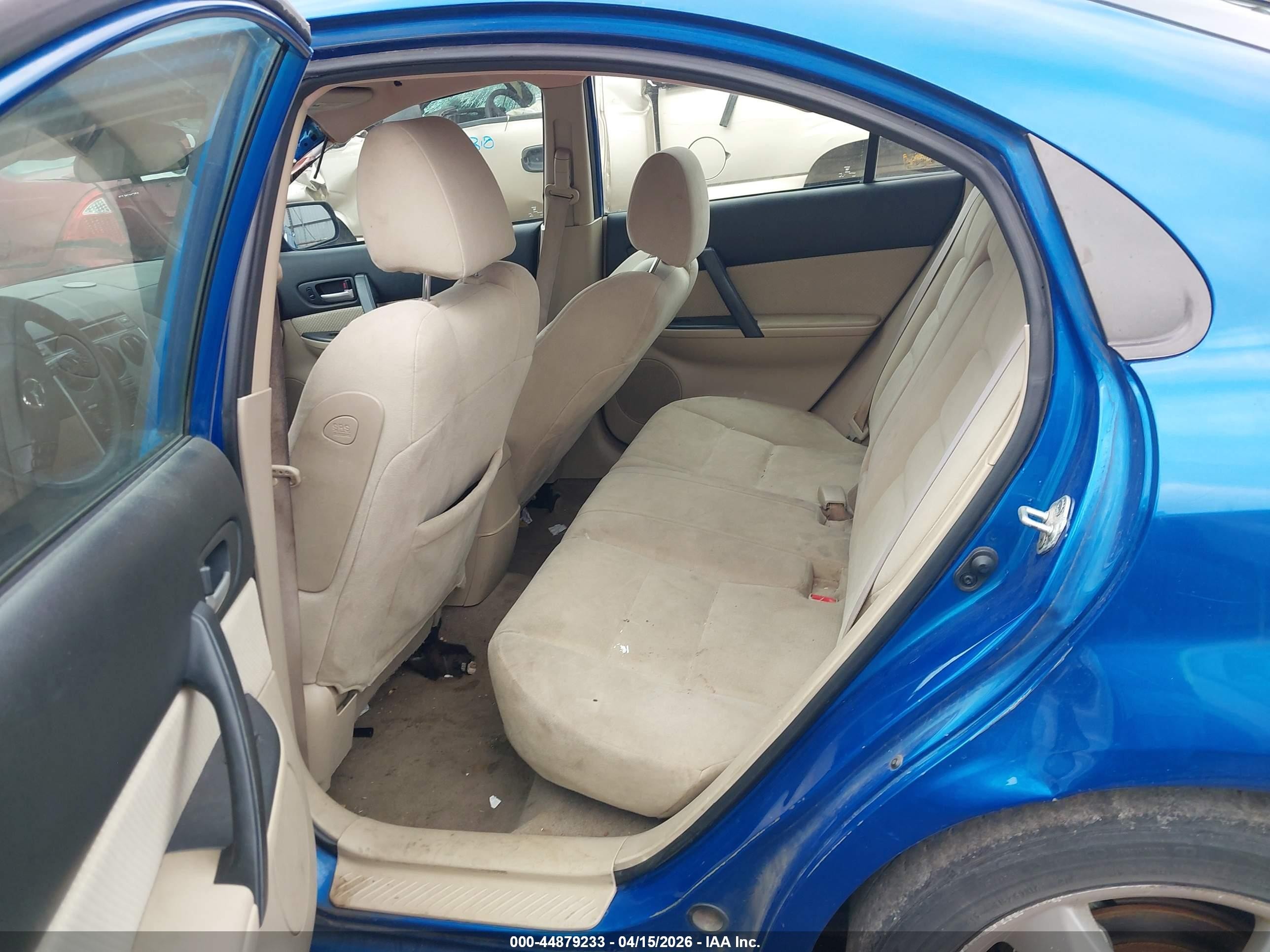 2008 Mazda Mazda6 I Sport Ve Blue vin: 1YVHP84C485M24212