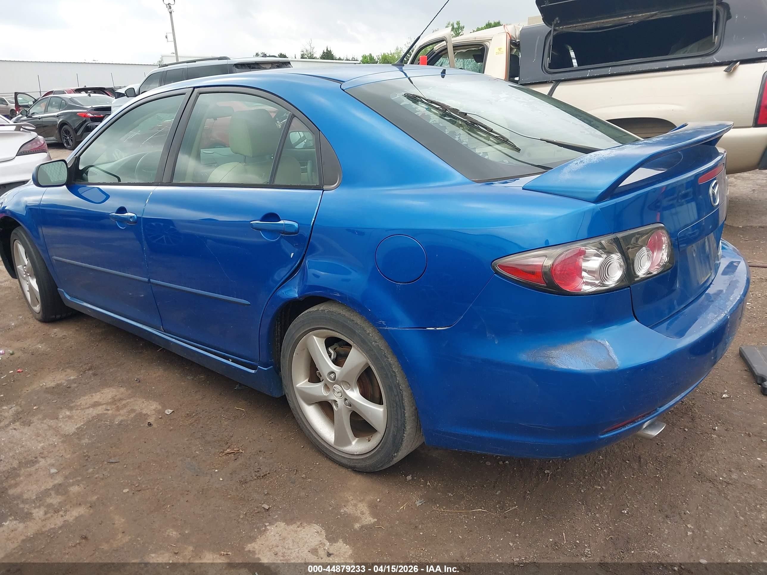 2008 Mazda Mazda6 I Sport Ve Blue vin: 1YVHP84C485M24212