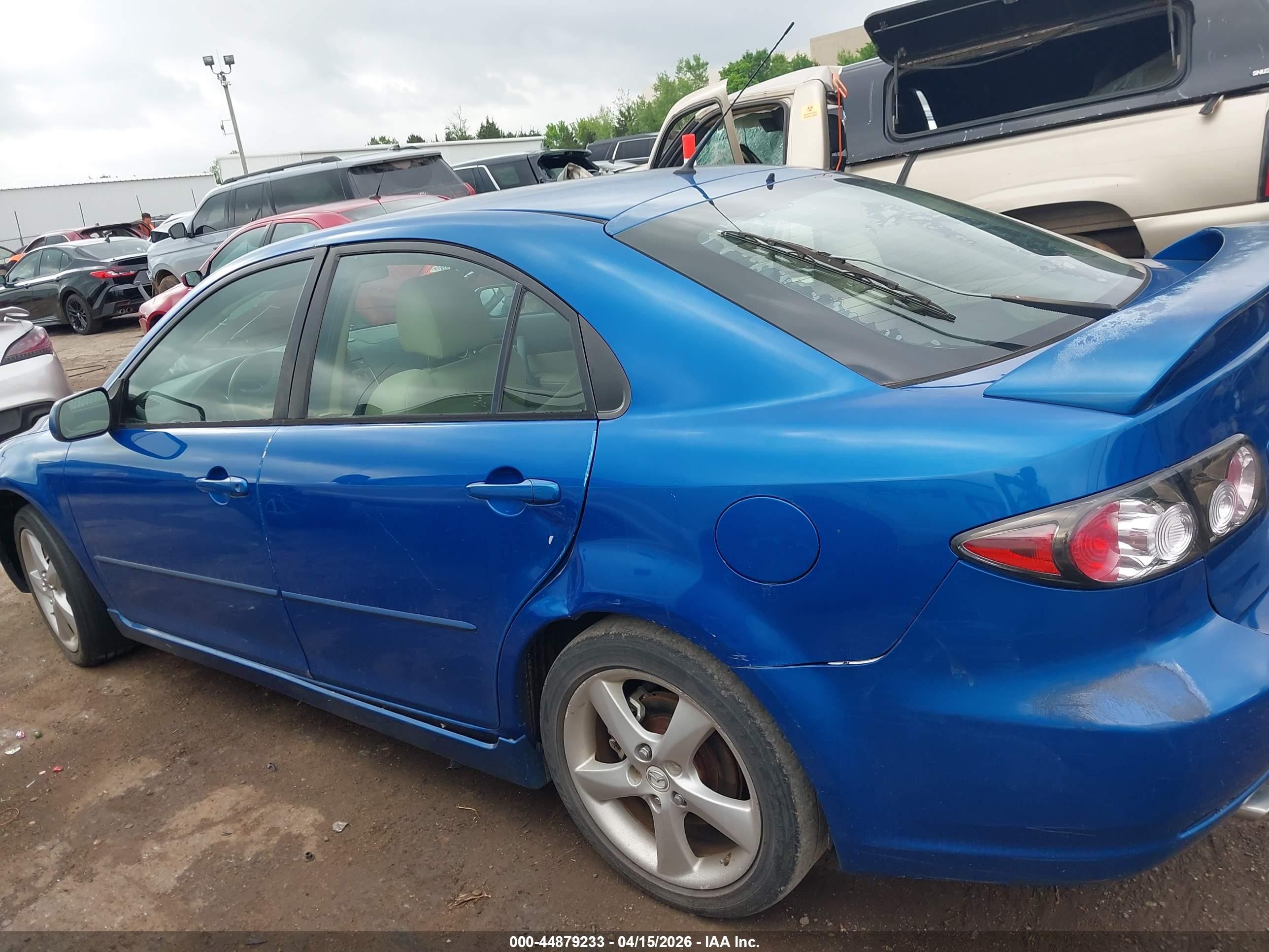 2008 Mazda Mazda6 I Sport Ve Blue vin: 1YVHP84C485M24212