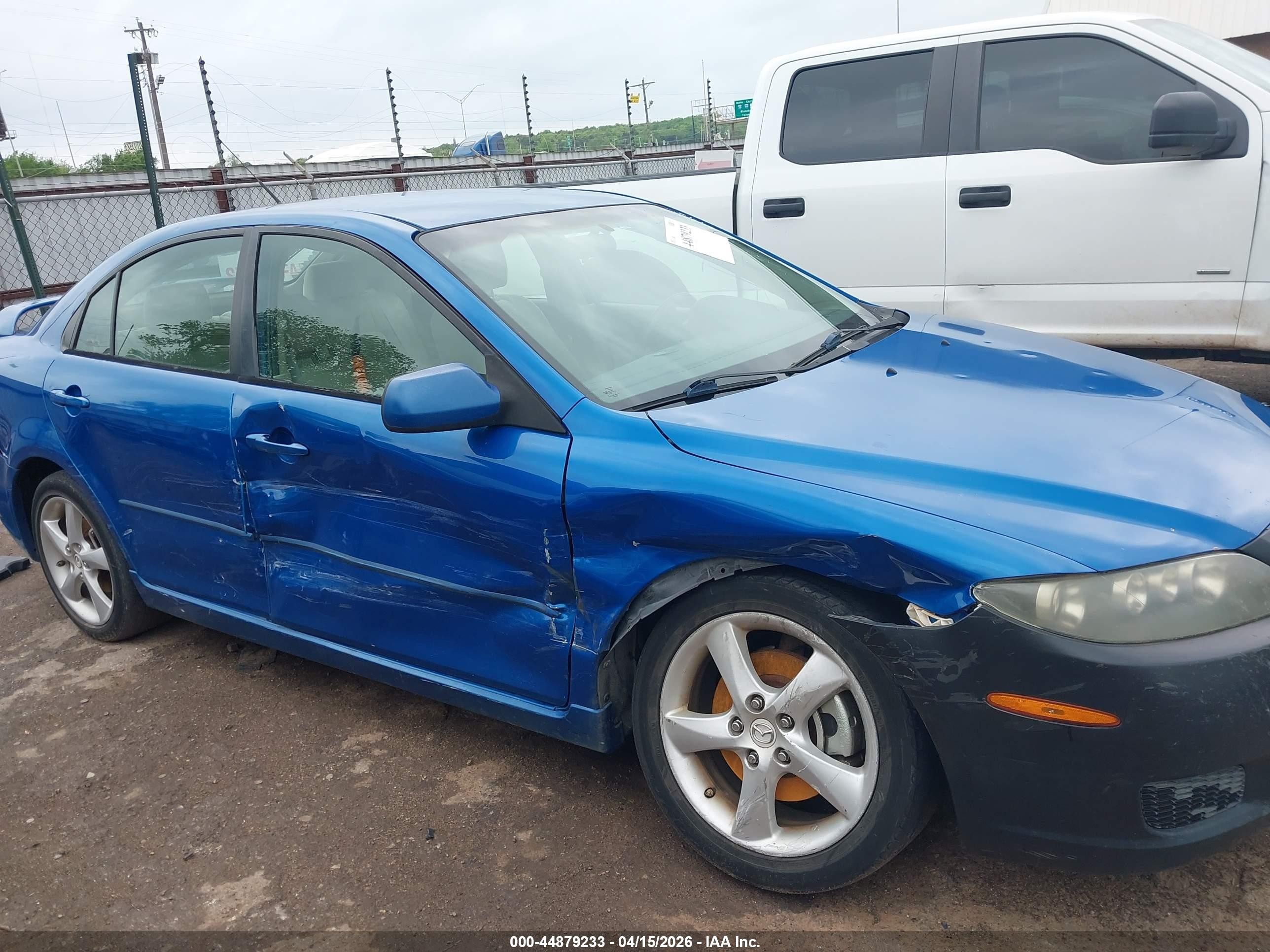 2008 Mazda Mazda6 I Sport Ve Blue vin: 1YVHP84C485M24212