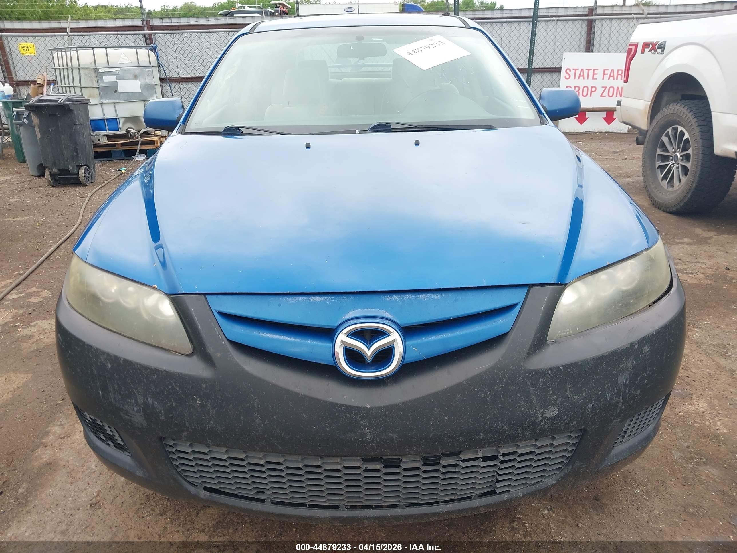 2008 Mazda Mazda6 I Sport Ve Blue vin: 1YVHP84C485M24212