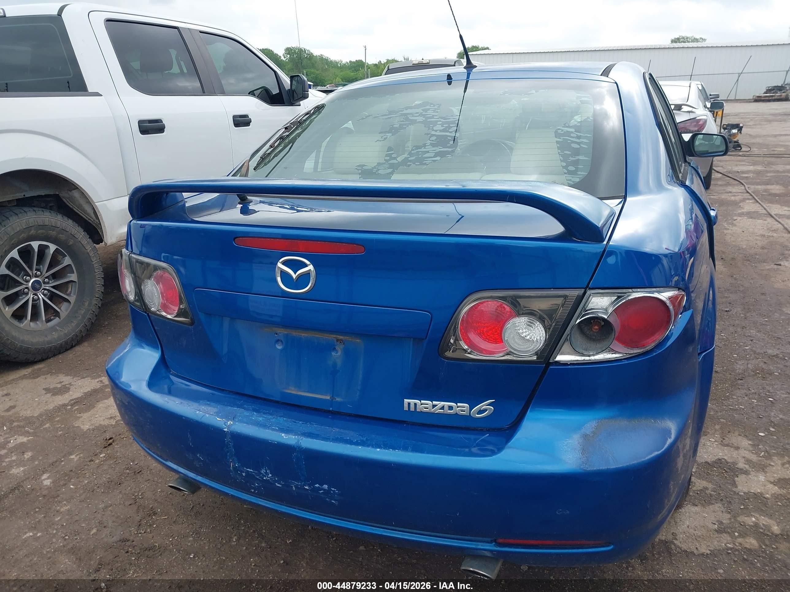 2008 Mazda Mazda6 I Sport Ve Blue vin: 1YVHP84C485M24212