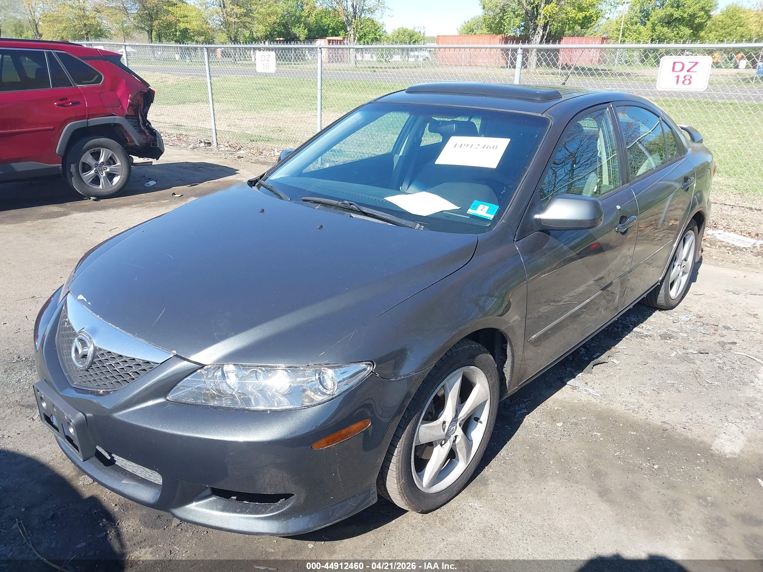 2005 Mazda Mazda6 I Sport Gray vin: 1YVHP84C555M57375