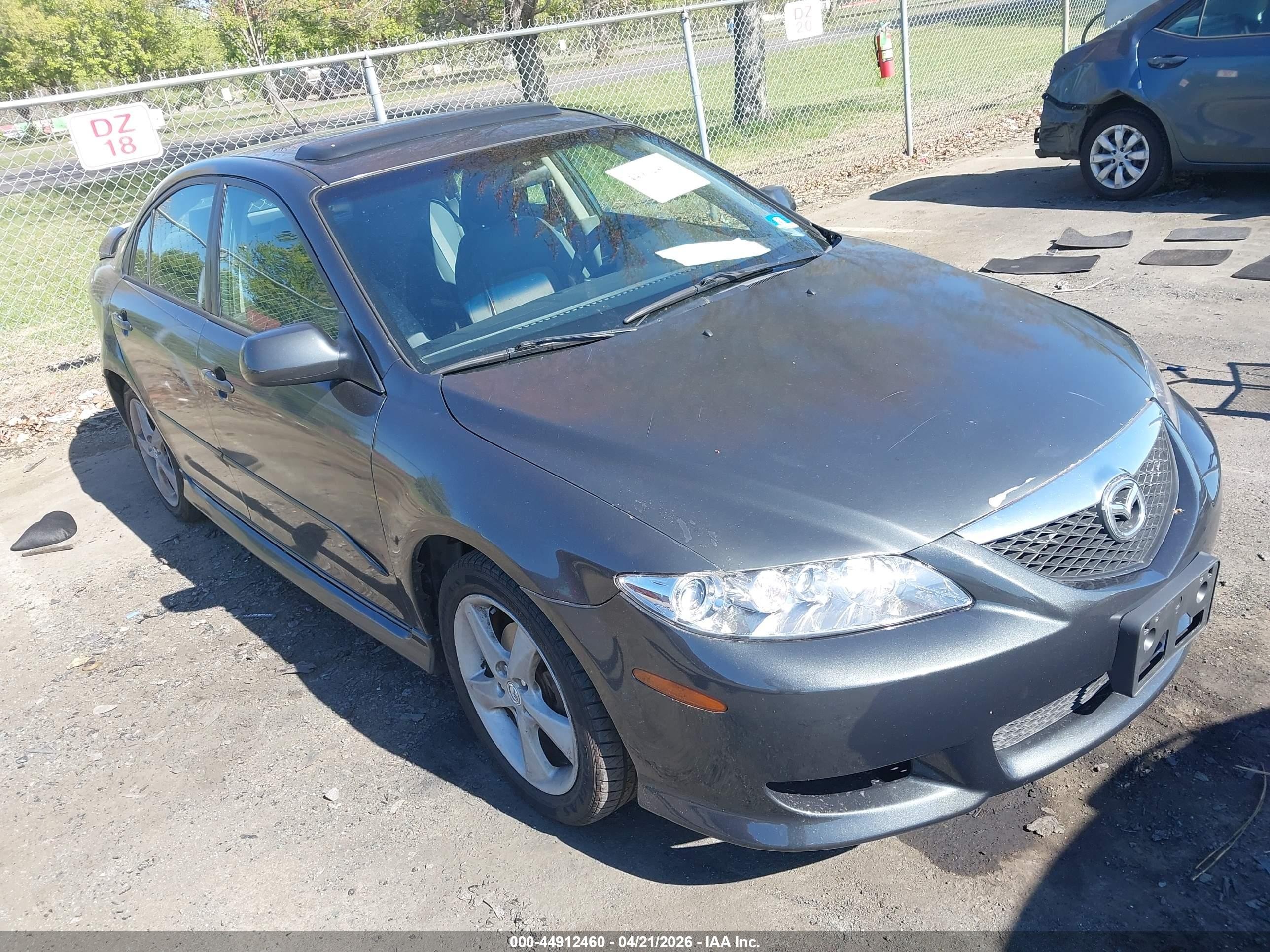 2005 Mazda Mazda6 I Sport Gray vin: 1YVHP84C555M57375