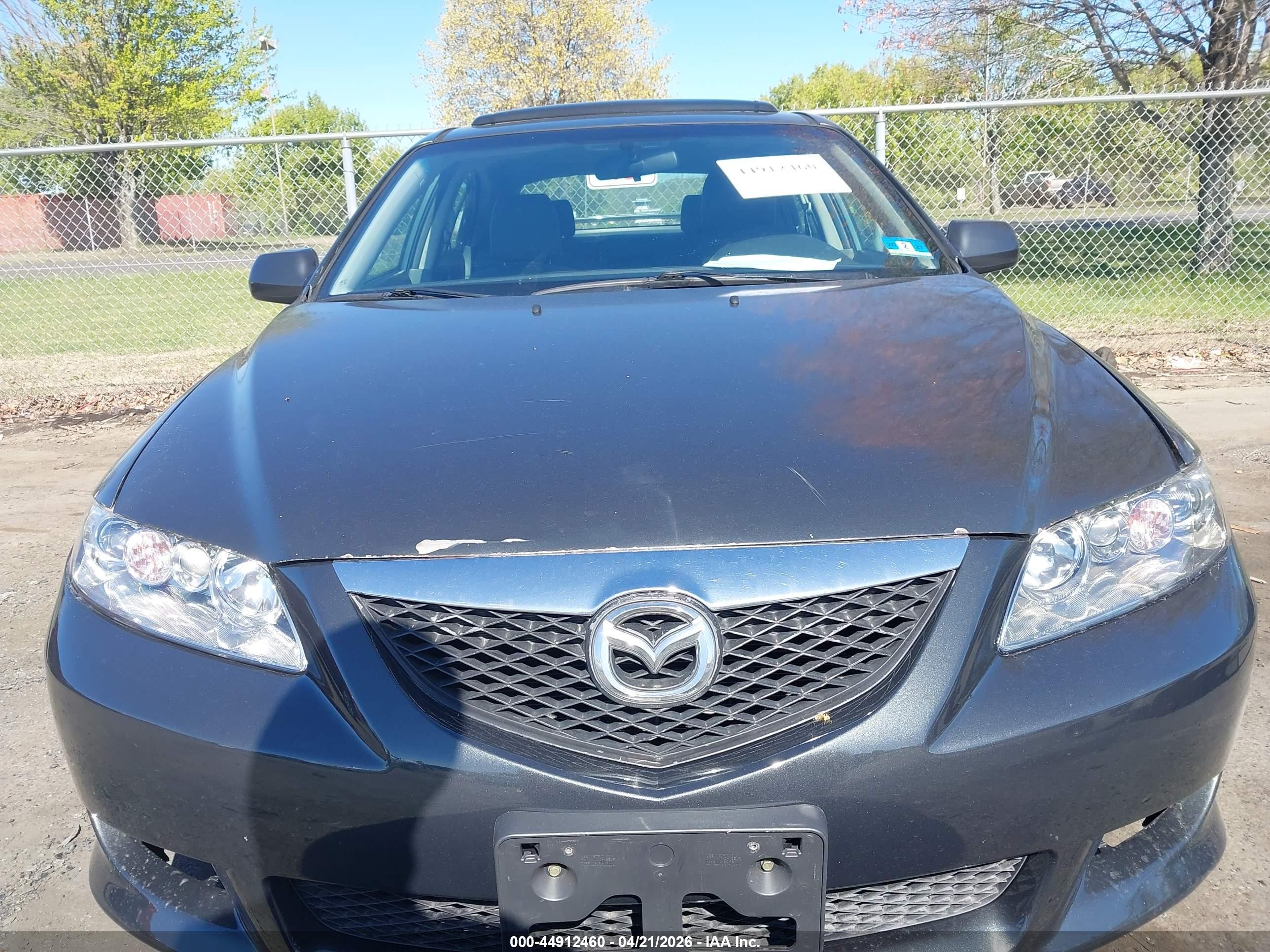 2005 Mazda Mazda6 I Sport Gray vin: 1YVHP84C555M57375