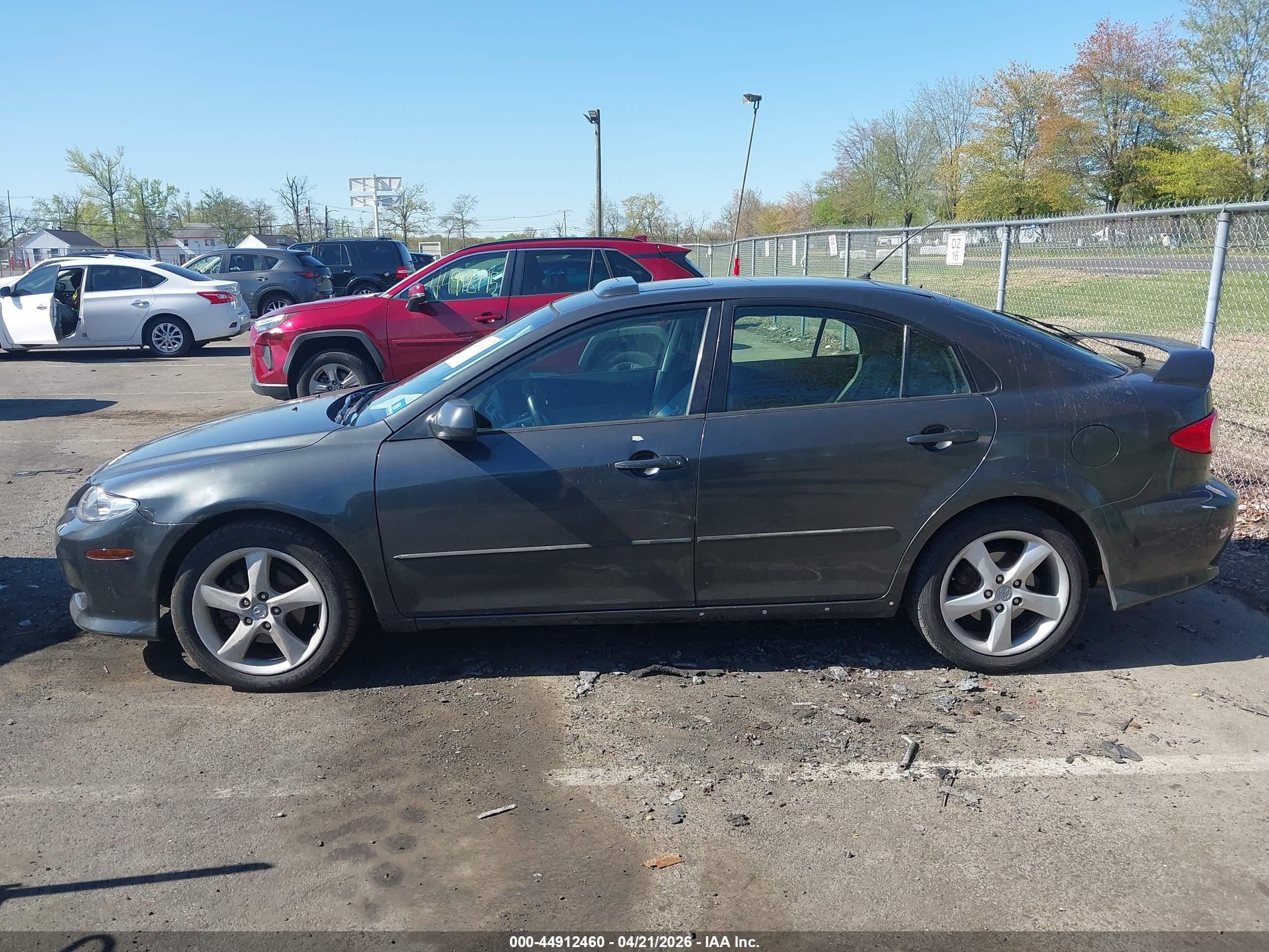 2005 Mazda Mazda6 I Sport Gray vin: 1YVHP84C555M57375