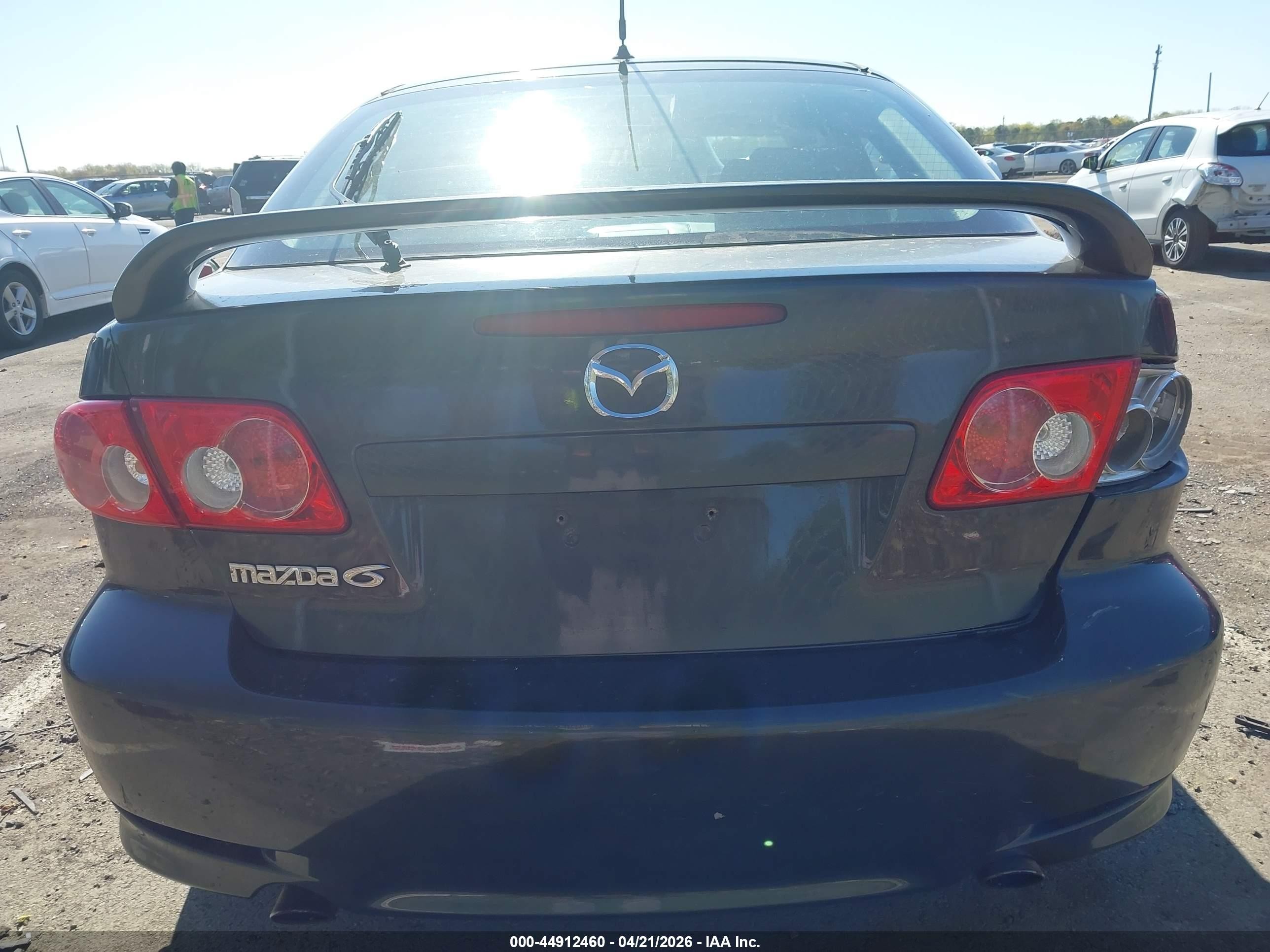 2005 Mazda Mazda6 I Sport Gray vin: 1YVHP84C555M57375