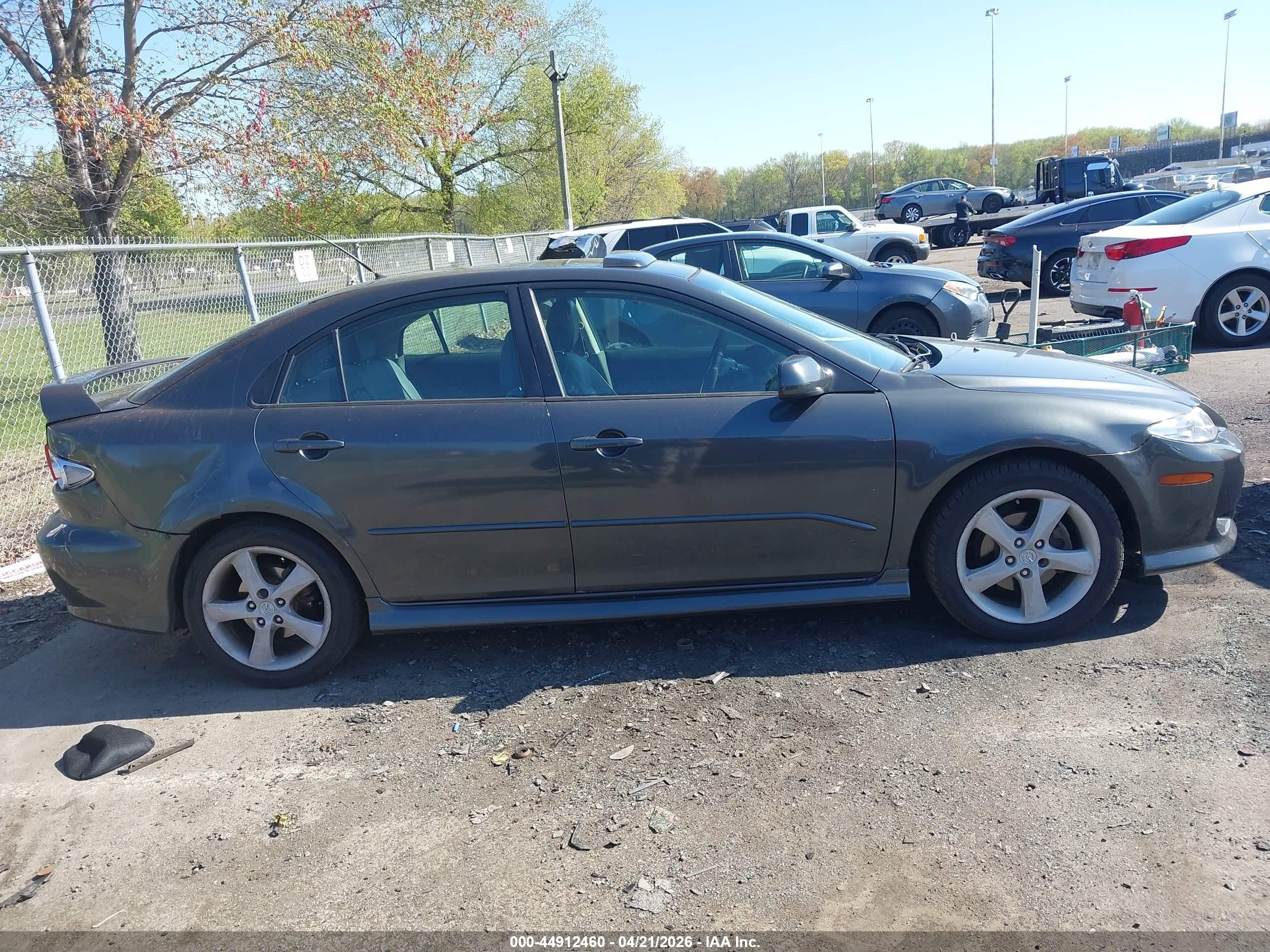 2005 Mazda Mazda6 I Sport Gray vin: 1YVHP84C555M57375