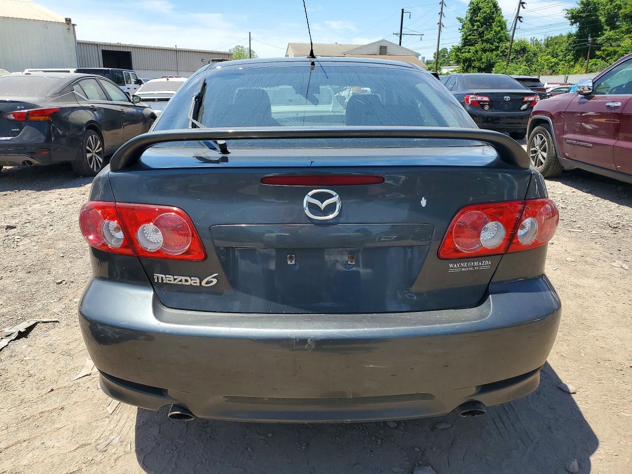 2005 Mazda 6 I Gray vin: 1YVHP84C655M45784