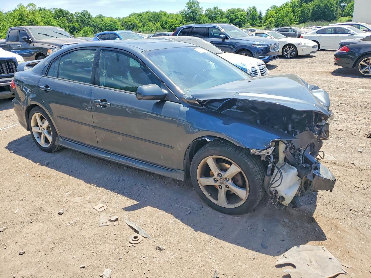 2005 Mazda 6 I Gray vin: 1YVHP84C655M45784