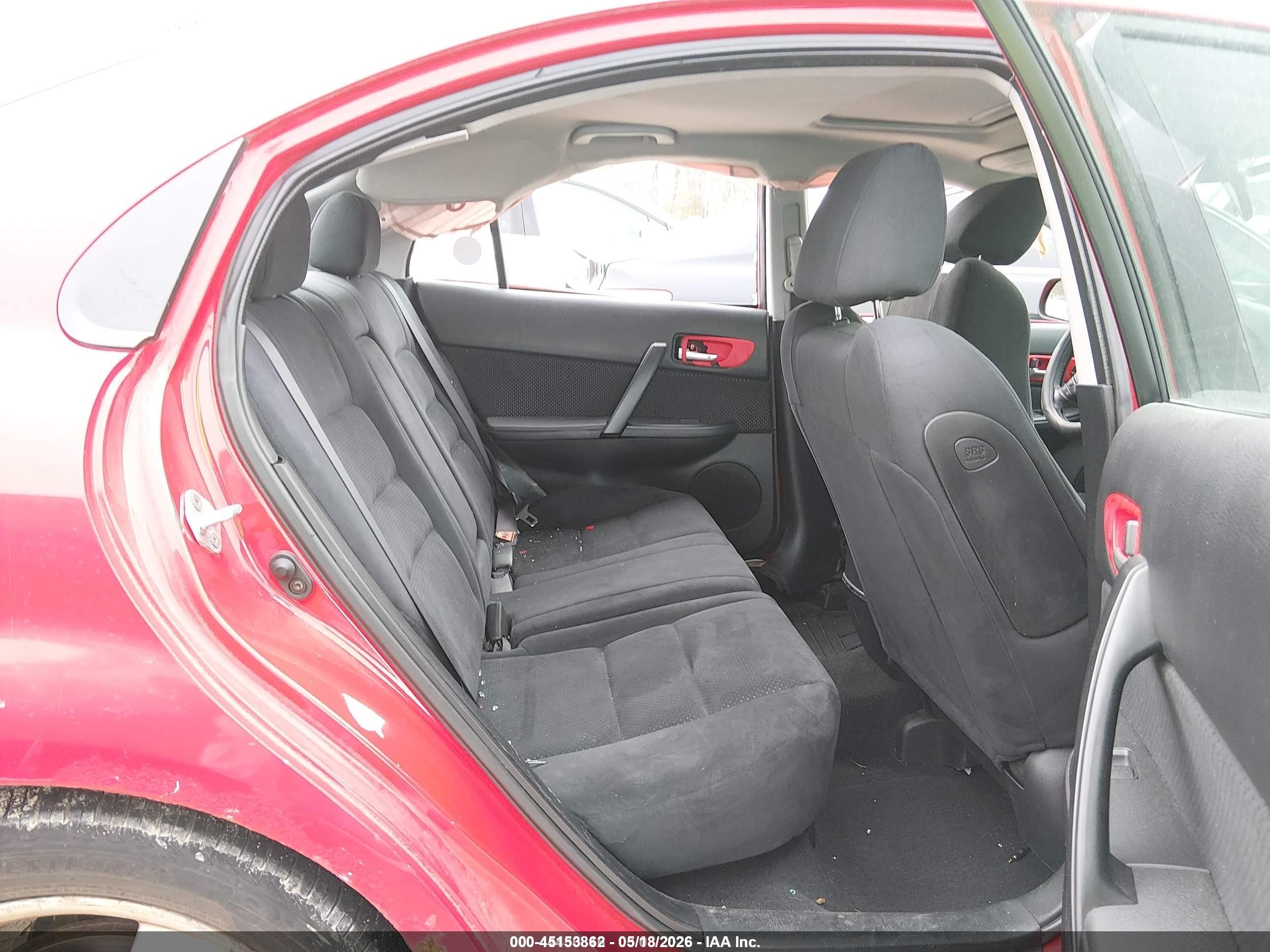 2006 Mazda Mazda6 I Sport Red vin: 1YVHP84C665M04069