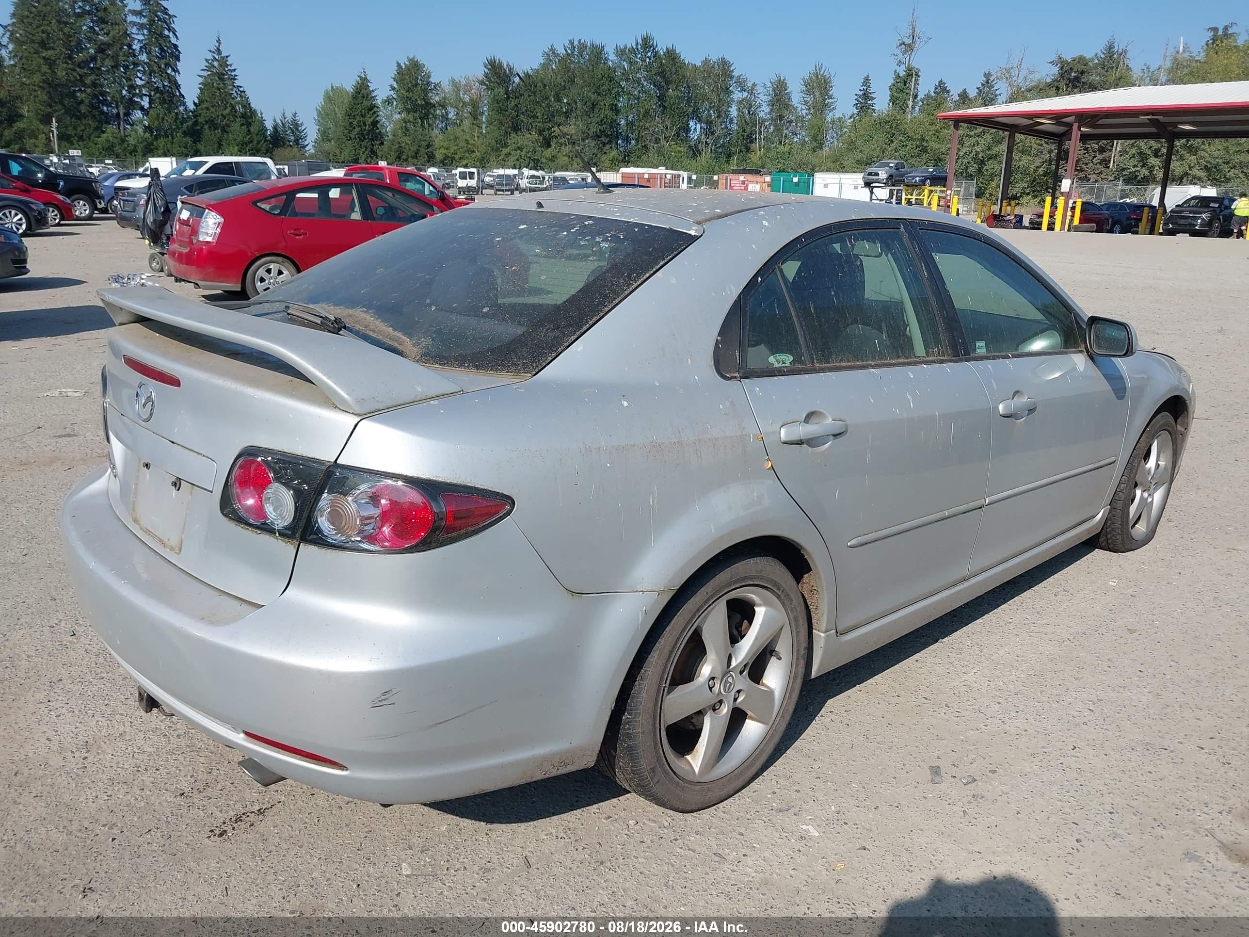 2006 Mazda Mazda6 Sport I Silver vin: 1YVHP84C665M49366