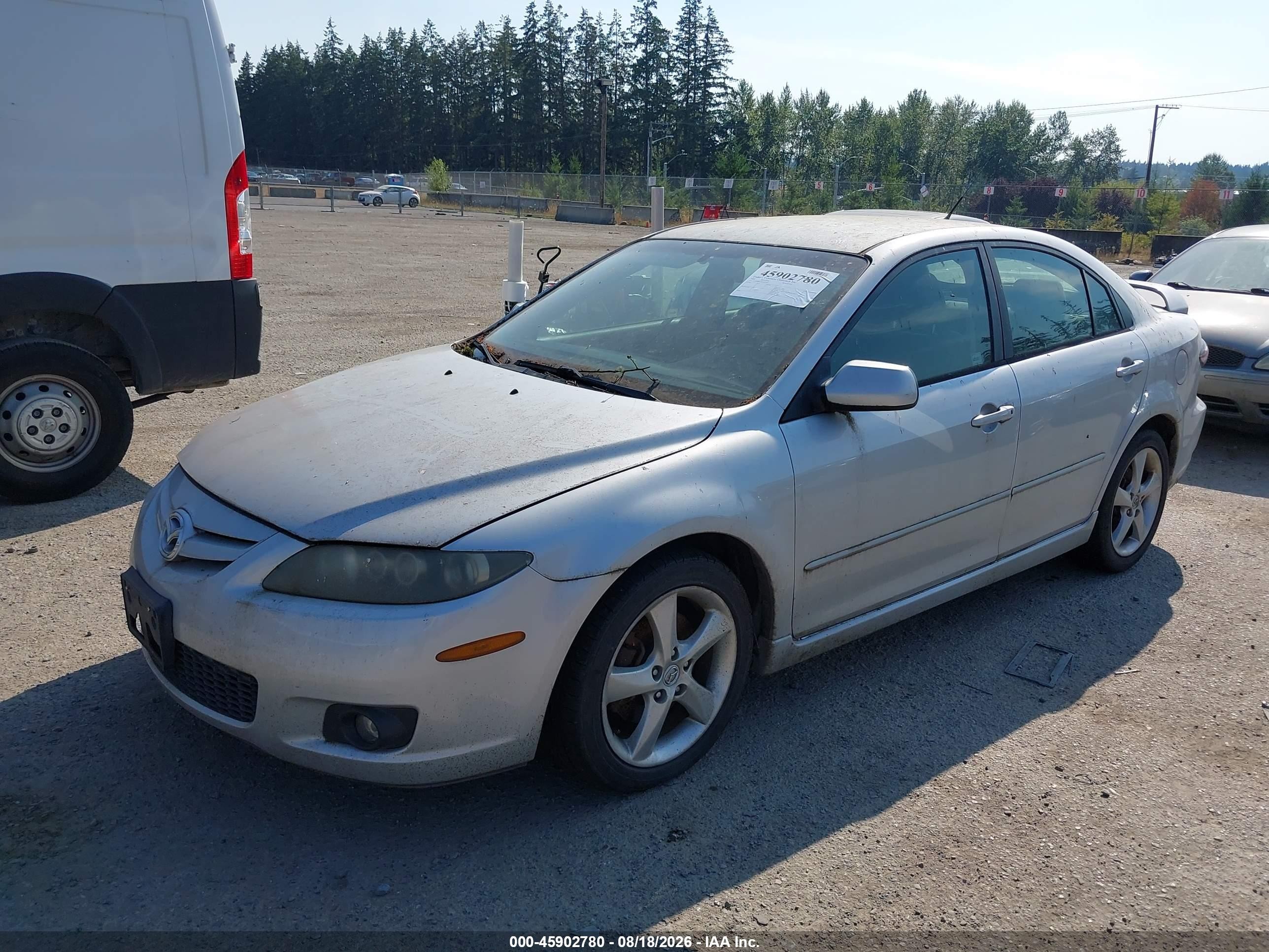 2006 Mazda Mazda6 Sport I Silver vin: 1YVHP84C665M49366