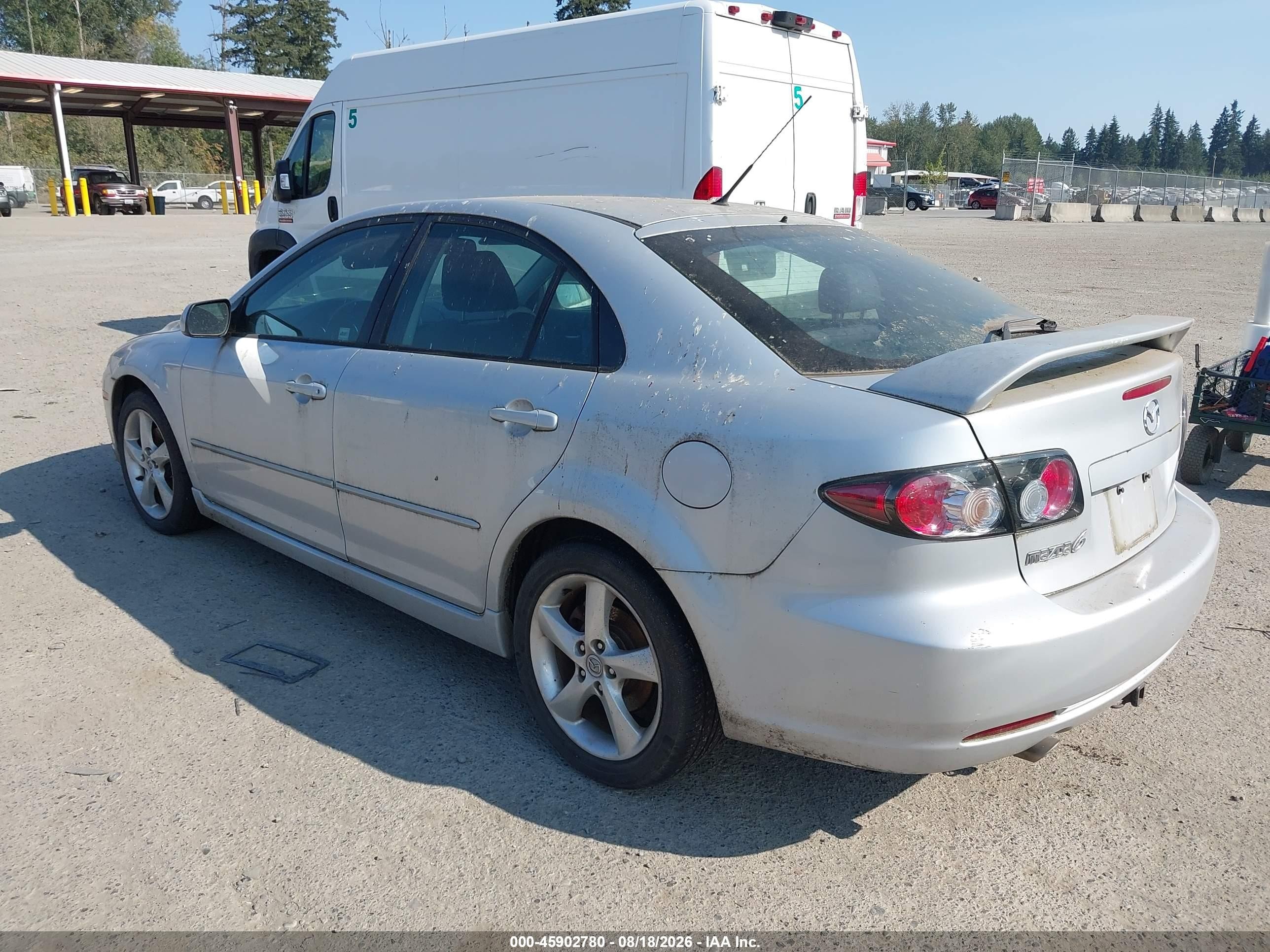 2006 Mazda Mazda6 Sport I Silver vin: 1YVHP84C665M49366