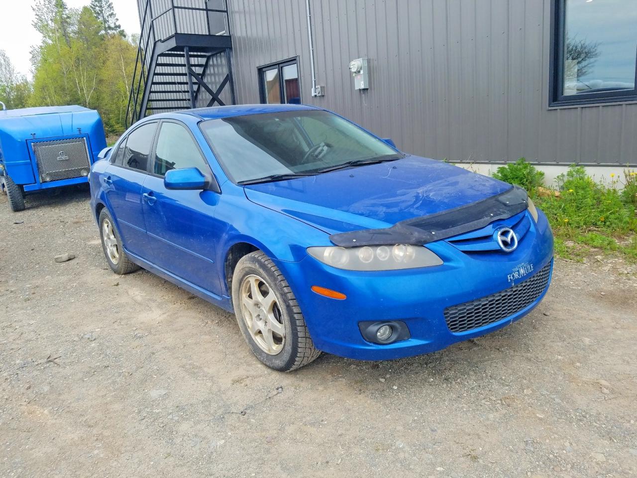 2008 Mazda 6 I Blue vin: 1YVHP84C685M07525