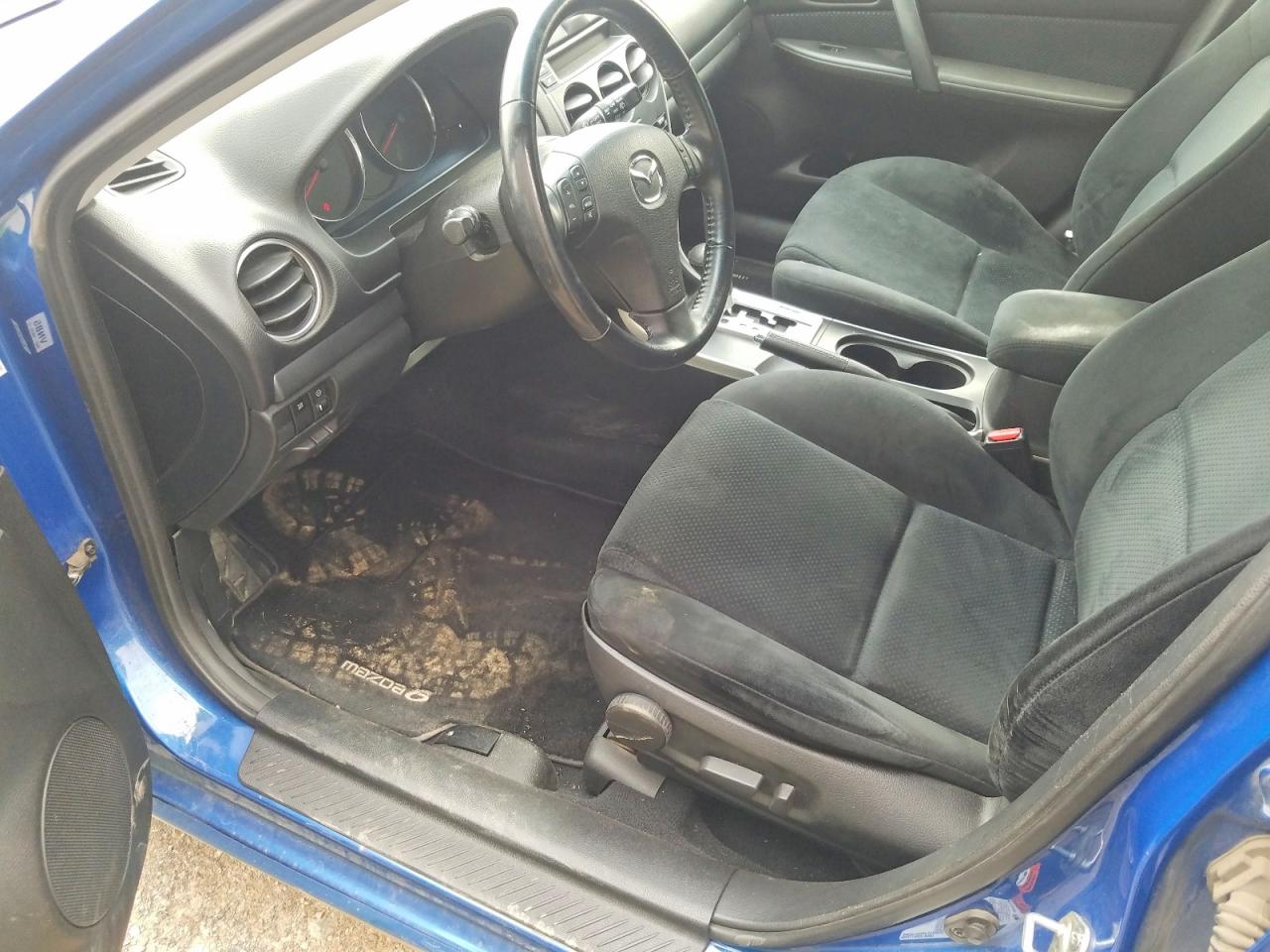 2008 Mazda 6 I Blue vin: 1YVHP84C685M07525