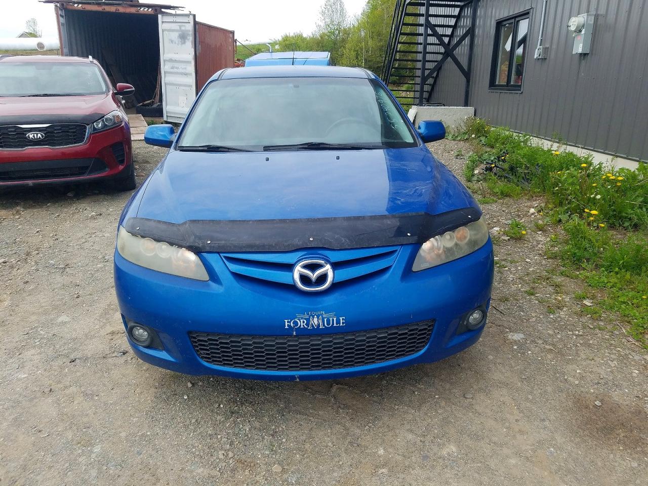 2008 Mazda 6 I Blue vin: 1YVHP84C685M07525