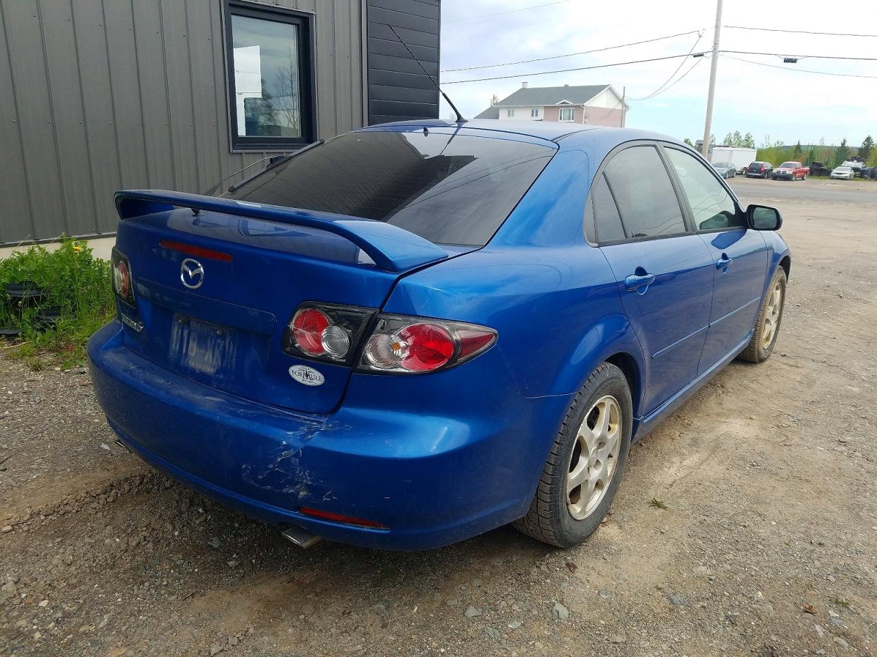 2008 Mazda 6 I Blue vin: 1YVHP84C685M07525