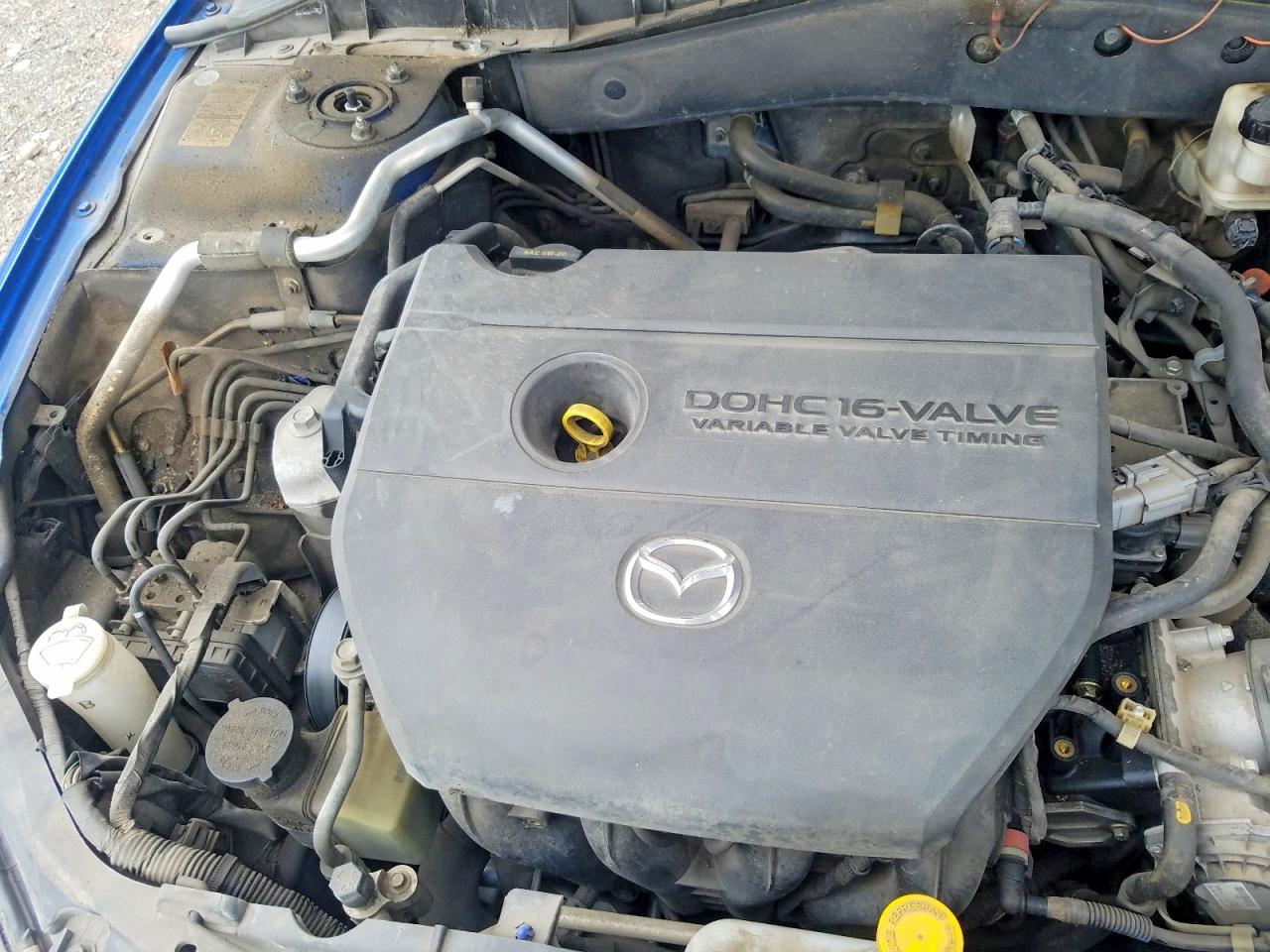 2008 Mazda 6 I Blue vin: 1YVHP84C685M07525