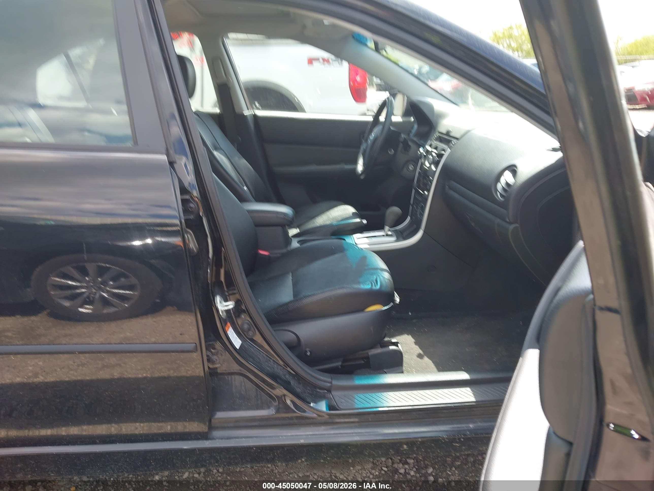 2008 Mazda Mazda6 I Sport Ve Черный vin: 1YVHP84C685M13812