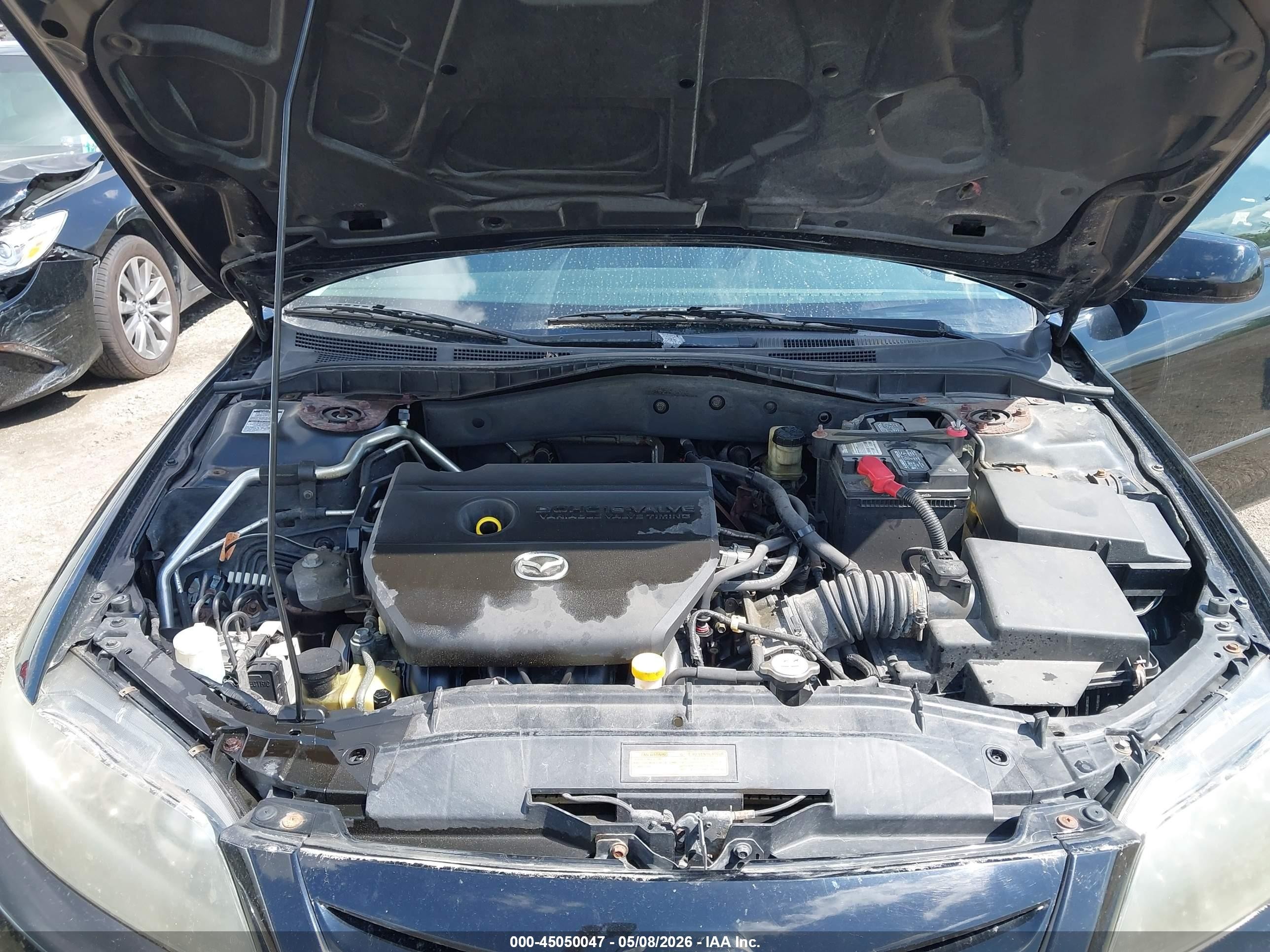 2008 Mazda Mazda6 I Sport Ve Черный vin: 1YVHP84C685M13812