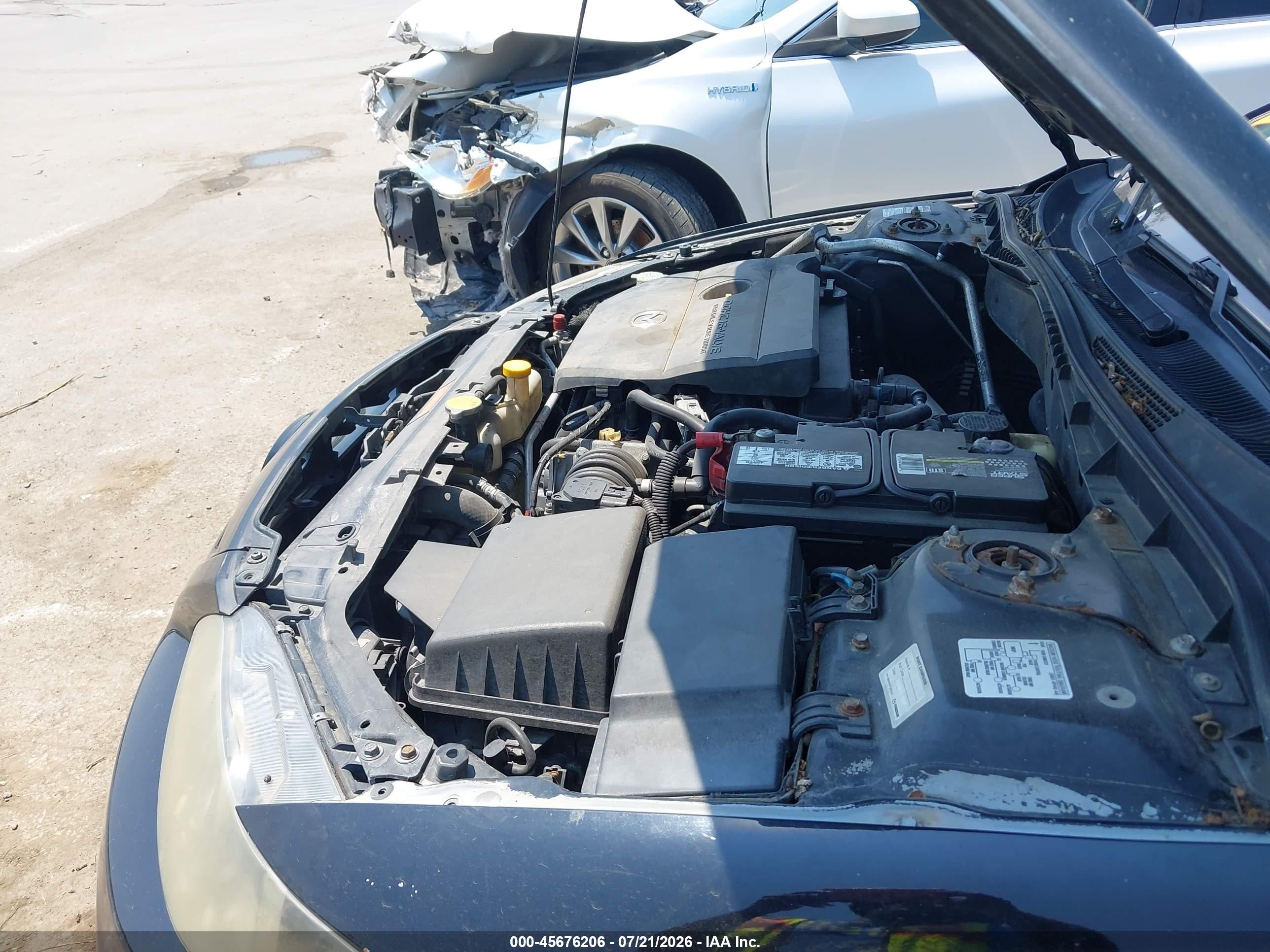 2006 Mazda Mazda6 Sport I Черный vin: 1YVHP84C765M36125