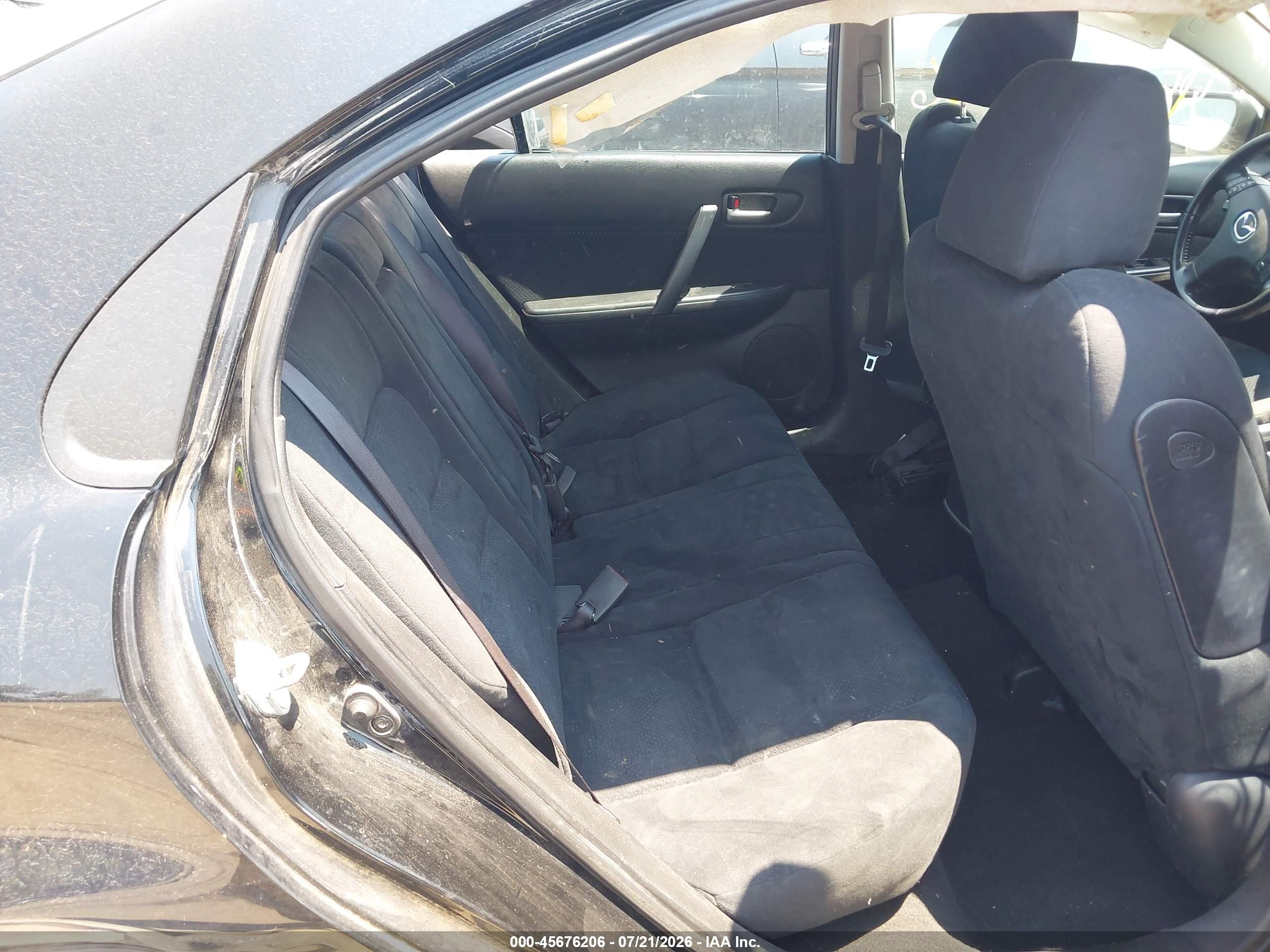 2006 Mazda Mazda6 Sport I Черный vin: 1YVHP84C765M36125