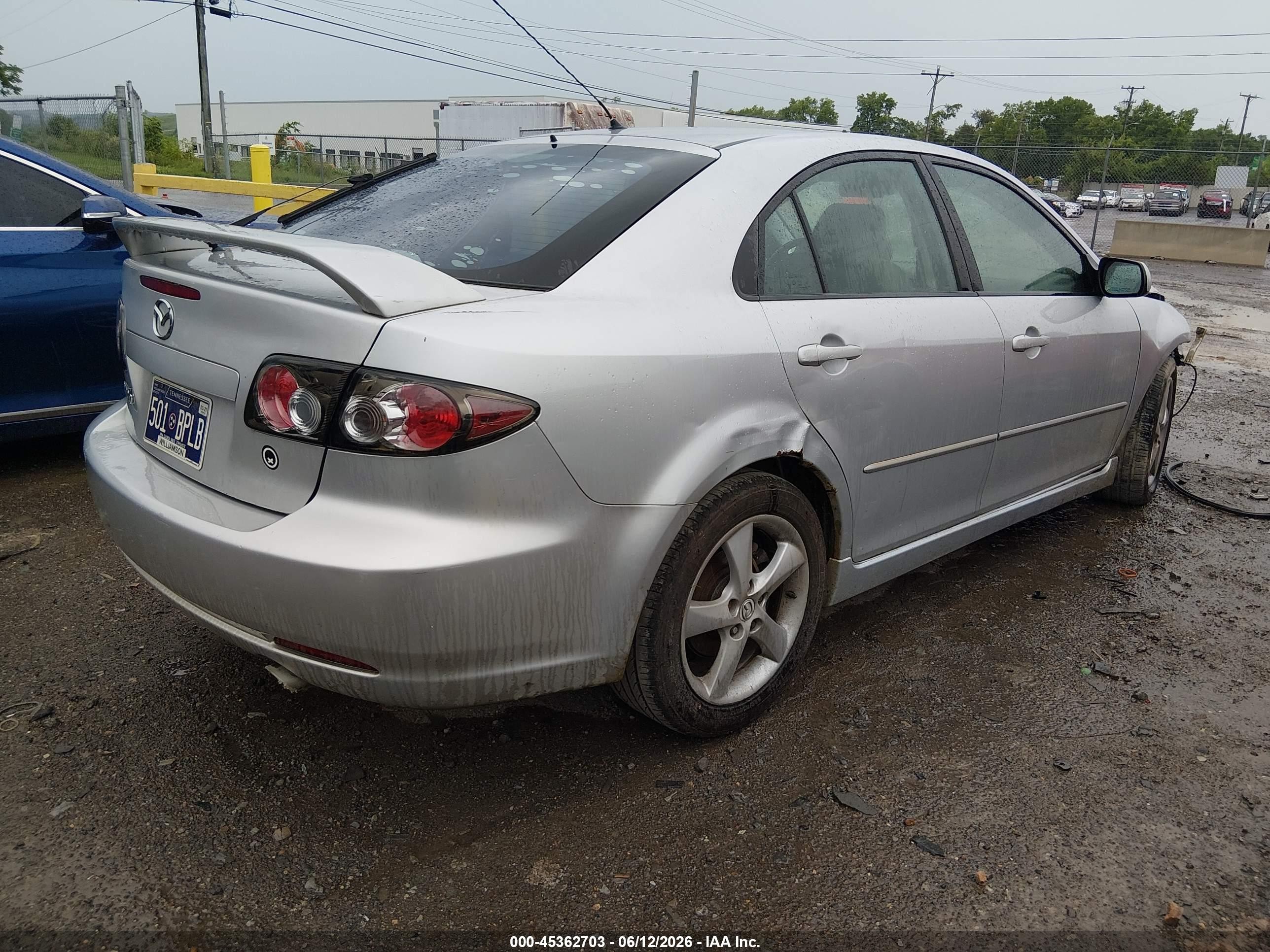 2007 Mazda Mazda6 I Sport Ve Серый vin: 1YVHP84C775M43741