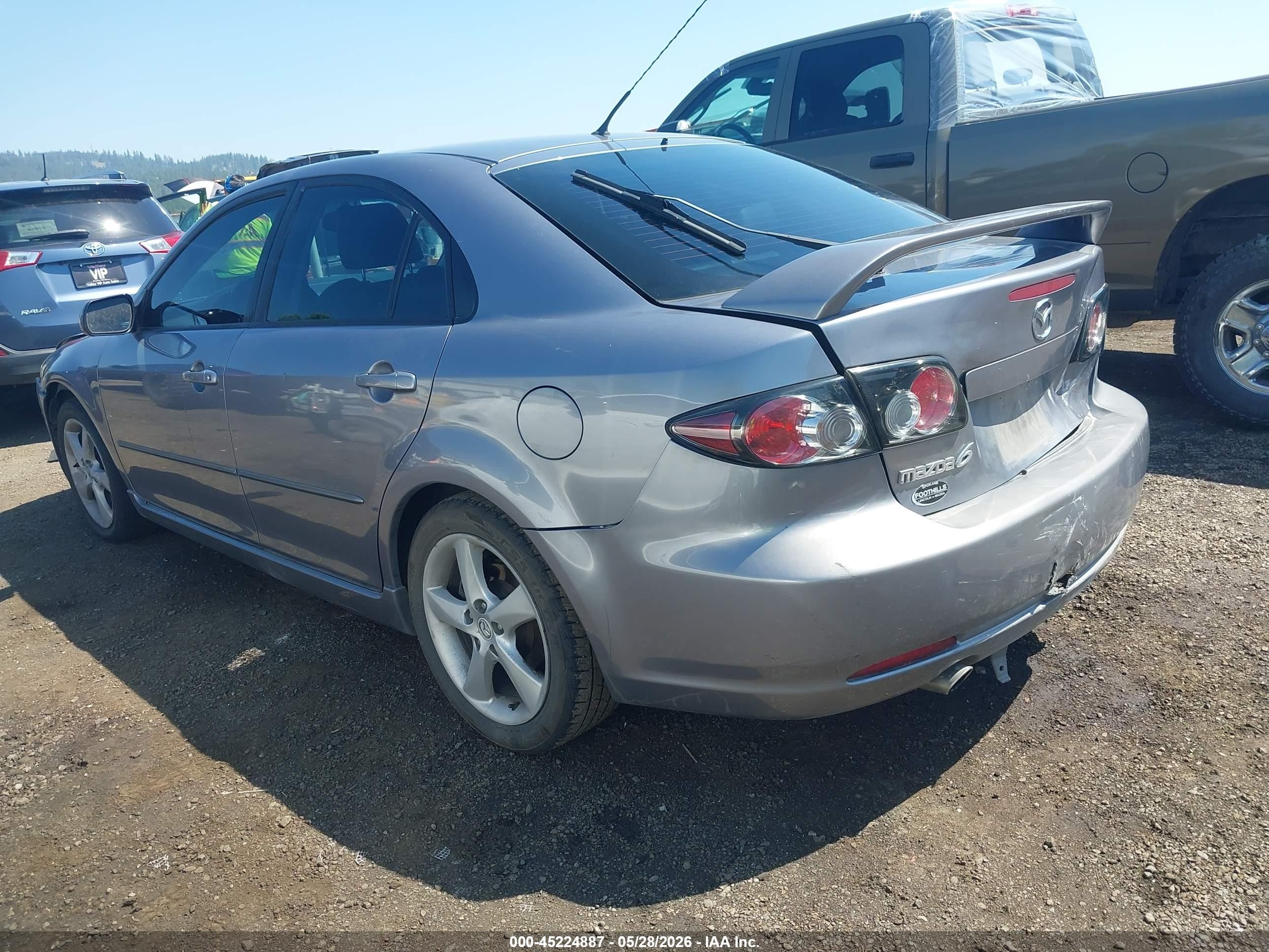 2008 Mazda Mazda6 I Touring Gray vin: 1YVHP84C885M06411