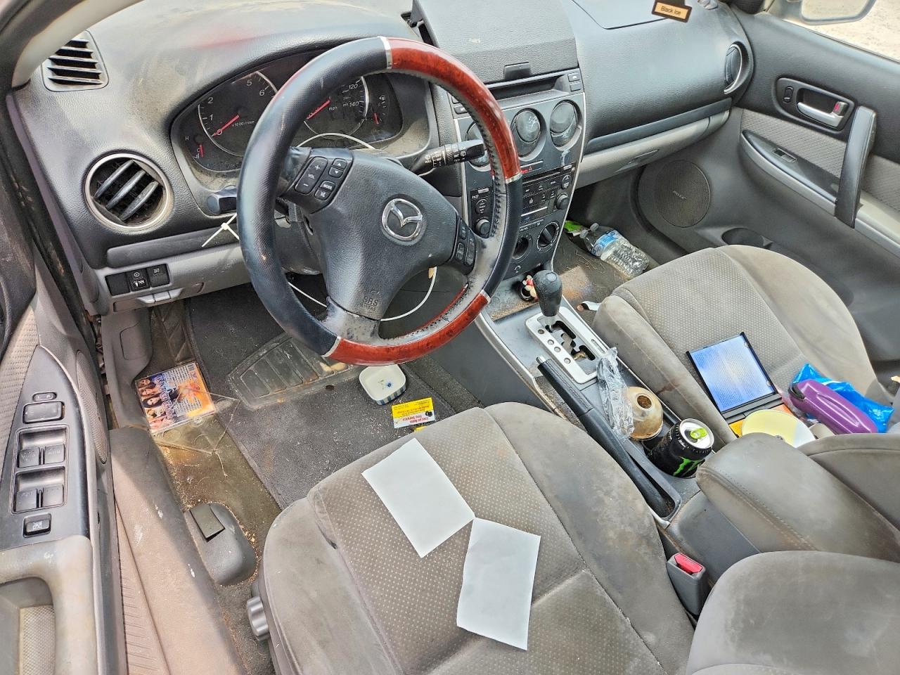 2006 Mazda 6 I Silver vin: 1YVHP84C965M12313