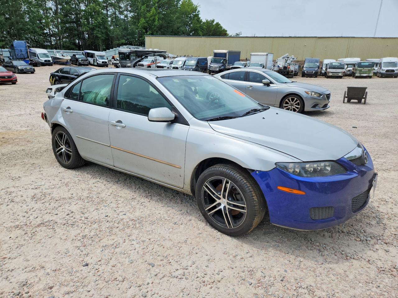 2006 Mazda 6 I Silver vin: 1YVHP84C965M12313