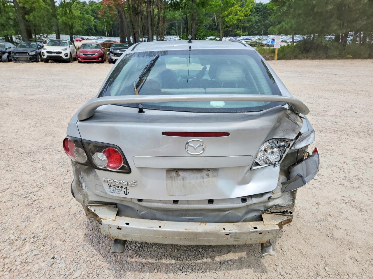 2006 Mazda 6 I Silver vin: 1YVHP84C965M12313