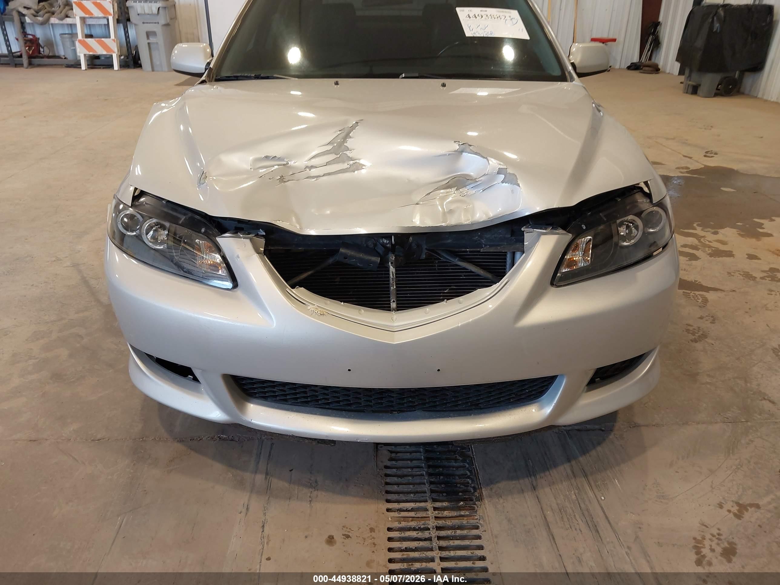 2005 Mazda Mazda6 I Sport Silver vin: 1YVHP84CX55M22394