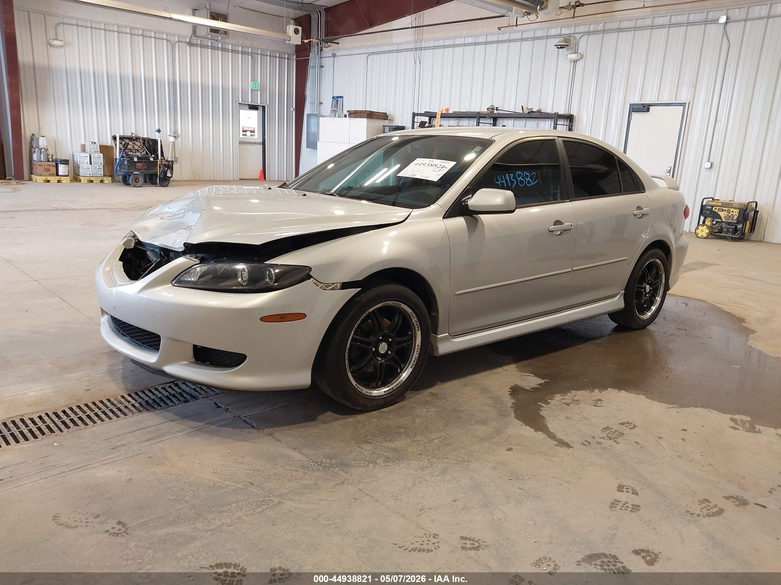 2005 Mazda Mazda6 I Sport Silver vin: 1YVHP84CX55M22394