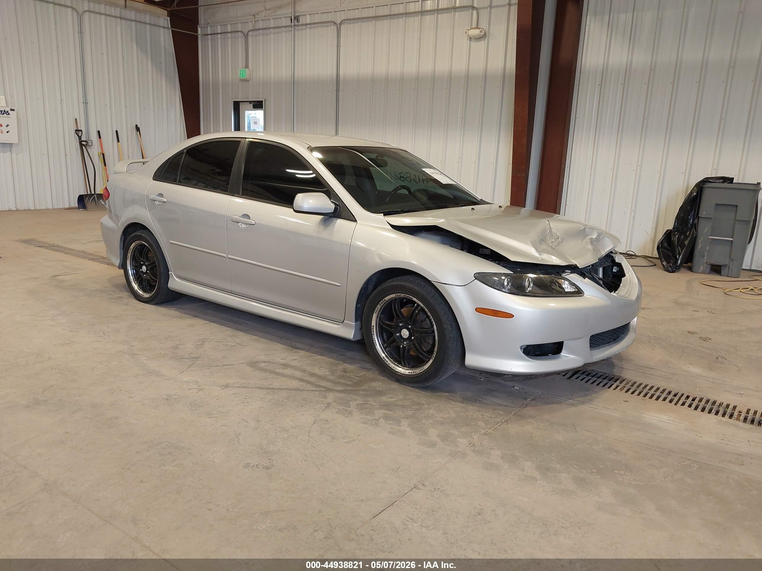 2005 Mazda Mazda6 I Sport Silver vin: 1YVHP84CX55M22394