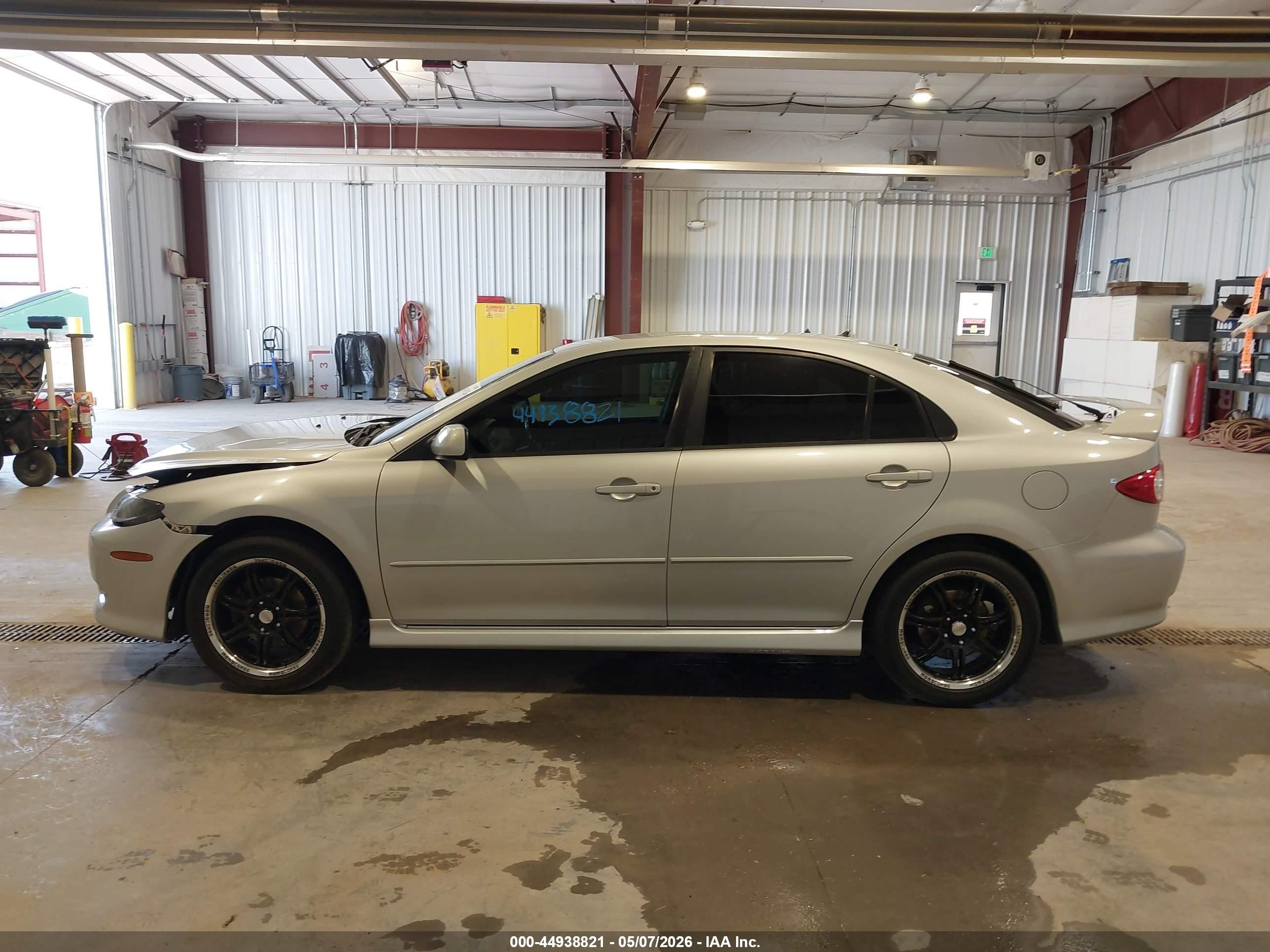 2005 Mazda Mazda6 I Sport Silver vin: 1YVHP84CX55M22394