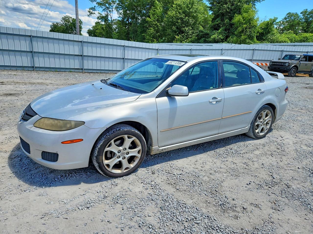 2008 Mazda 6 I Silver vin: 1YVHP84CX85M15658