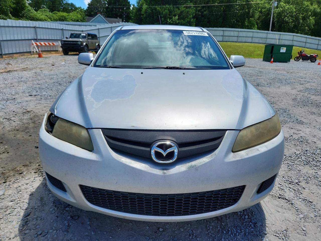 2008 Mazda 6 I Silver vin: 1YVHP84CX85M15658