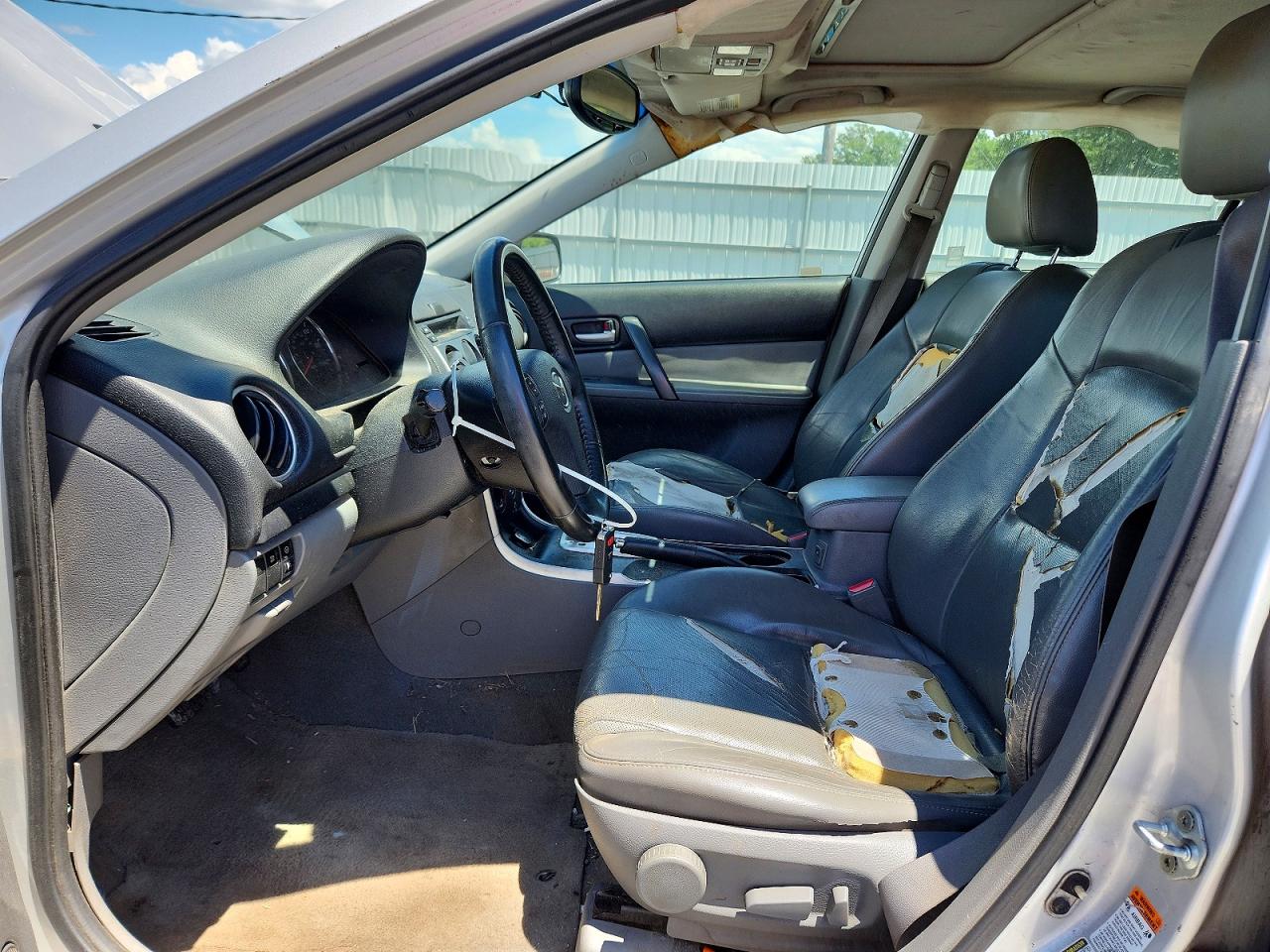 2008 Mazda 6 I Silver vin: 1YVHP84CX85M15658