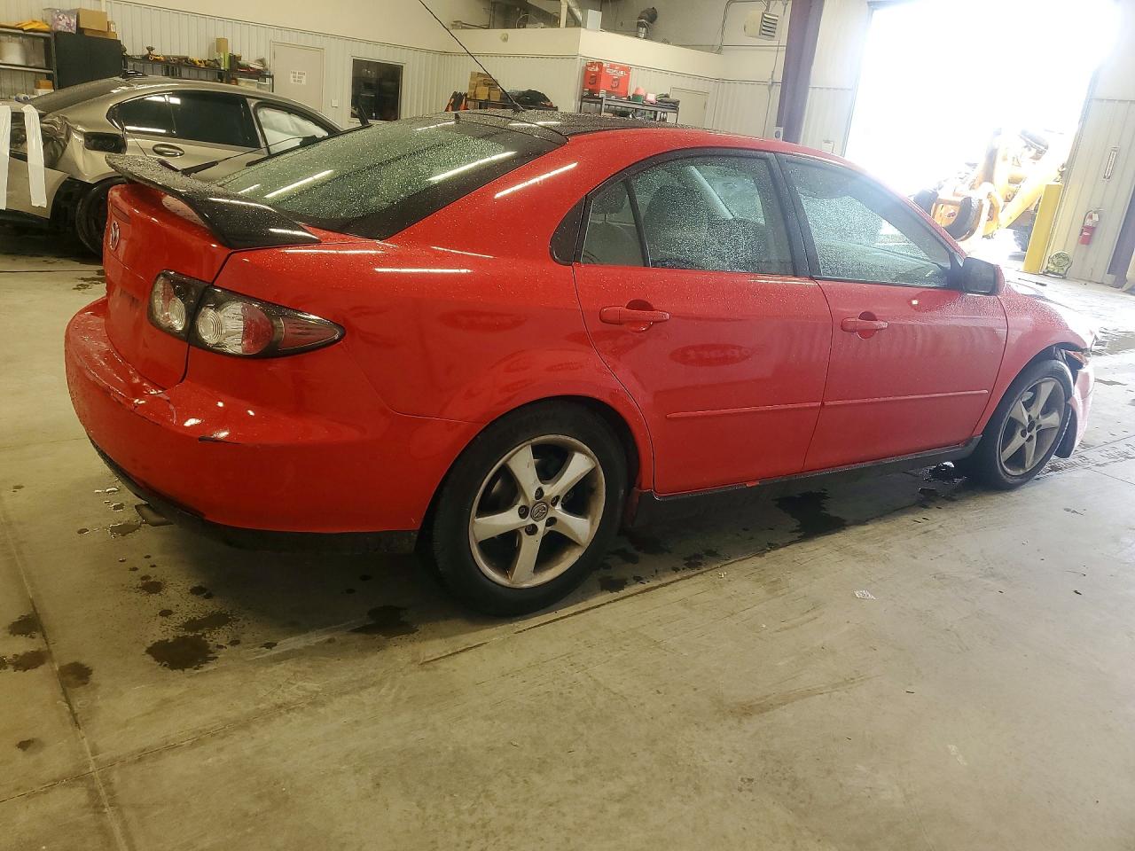 2008 Mazda 6 I Red vin: 1YVHP84CX85M37241