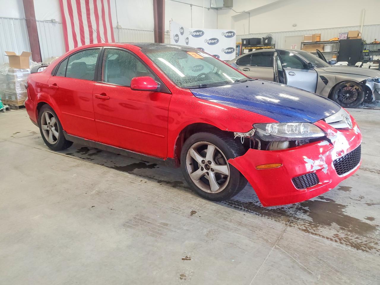 2008 Mazda 6 I Red vin: 1YVHP84CX85M37241