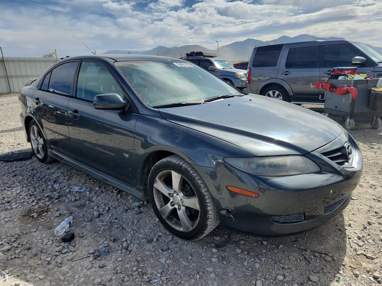 2005 Mazda 6 S Gray vin: 1YVHP84D155M14628
